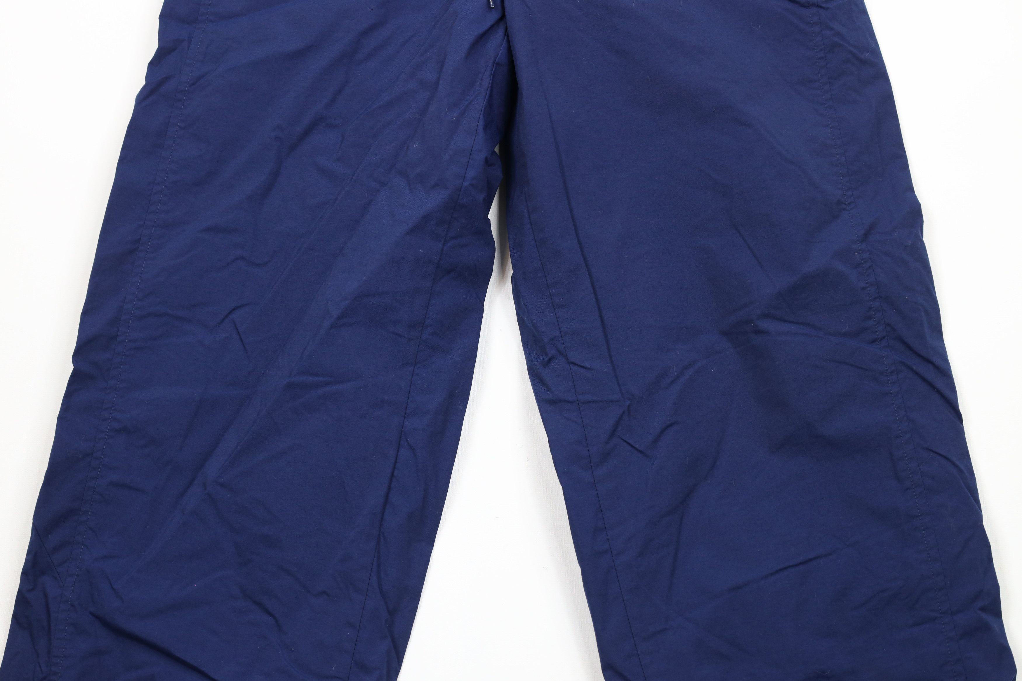Adidas × Vintage Vintage Y2K 2000 Adidas Lined Flared Wide Leg Pants Blue Size 27" / US 4 / IT 40 - 3 Thumbnail