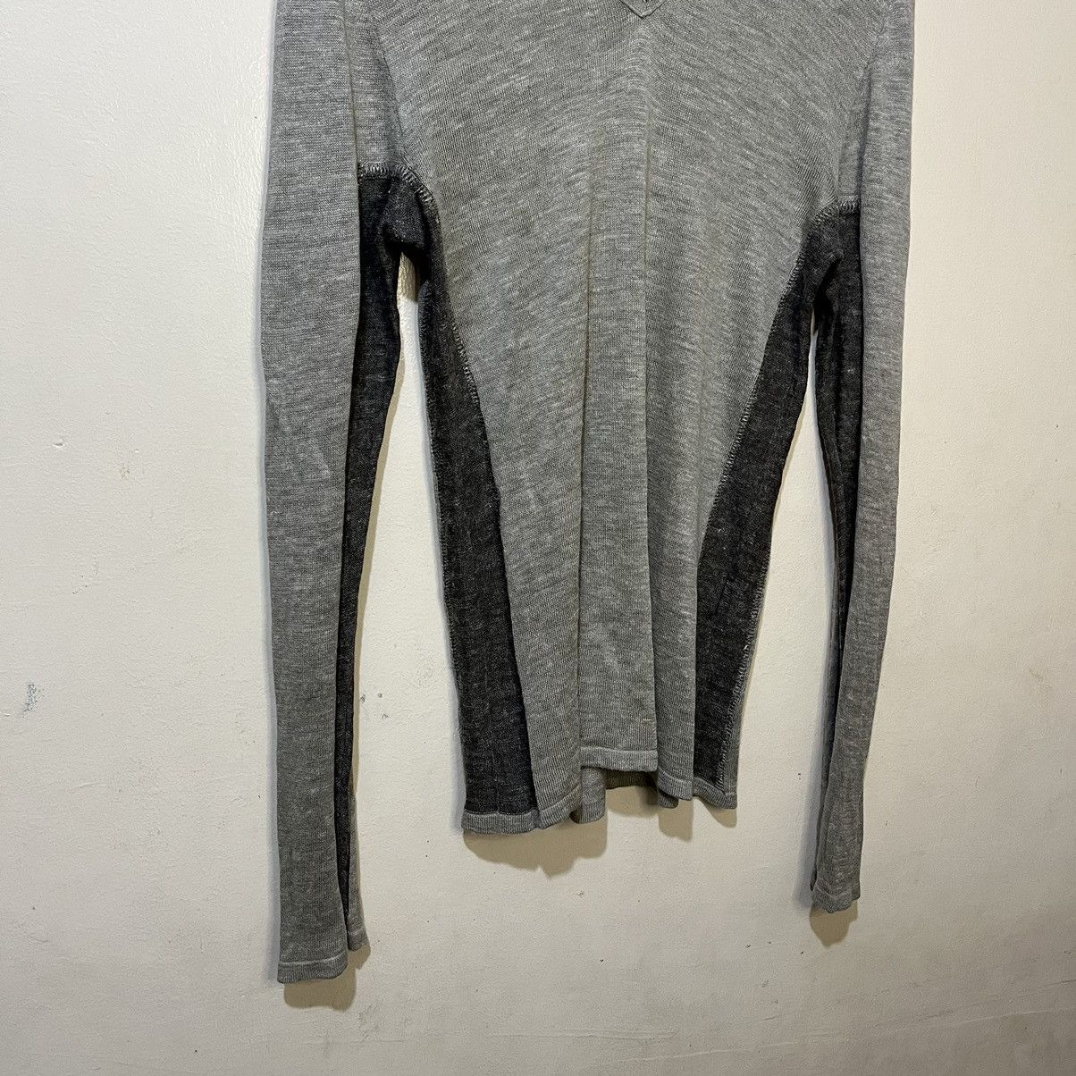 John Varvatos John Varvatos Silk Knitted Sweater Long Sleeve Size US M / EU 48-50 / 2 - 3 Thumbnail