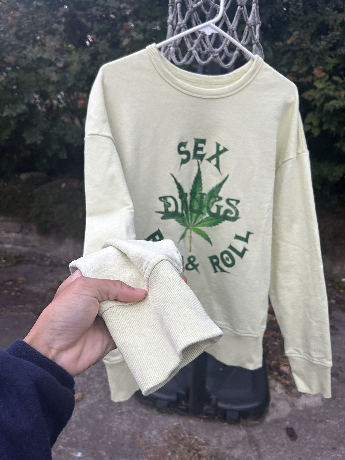 Cult Of Individuality × Designer Cult Of Individuality Novelty Crewneck Sex Drugs Rock&Roll Size US M / EU 48-50 / 2 - 8 Thumbnail