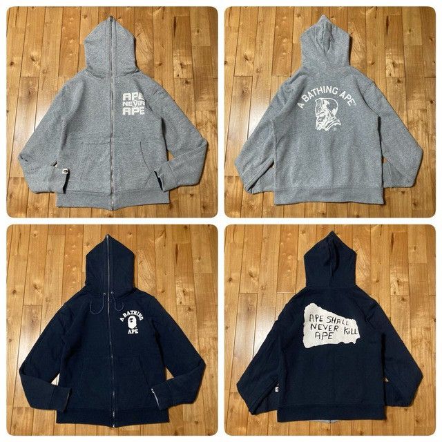 Bape 🔥Reversible🔥 BAPE General College Logo Full Zip Hoodie NIGO Size US M / EU 48-50 / 2 - 1 Thumbnail