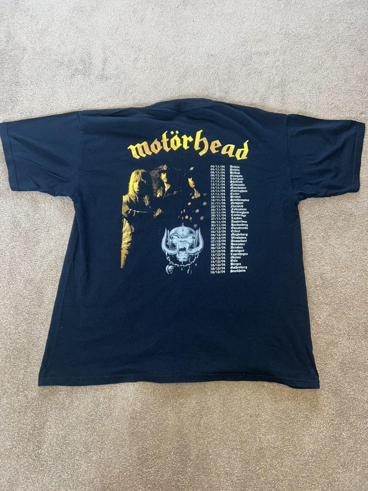 Vintage Vintage 2004 Motorhead world tour t shirt Size US XL / EU 56 / 4 - 4 Thumbnail