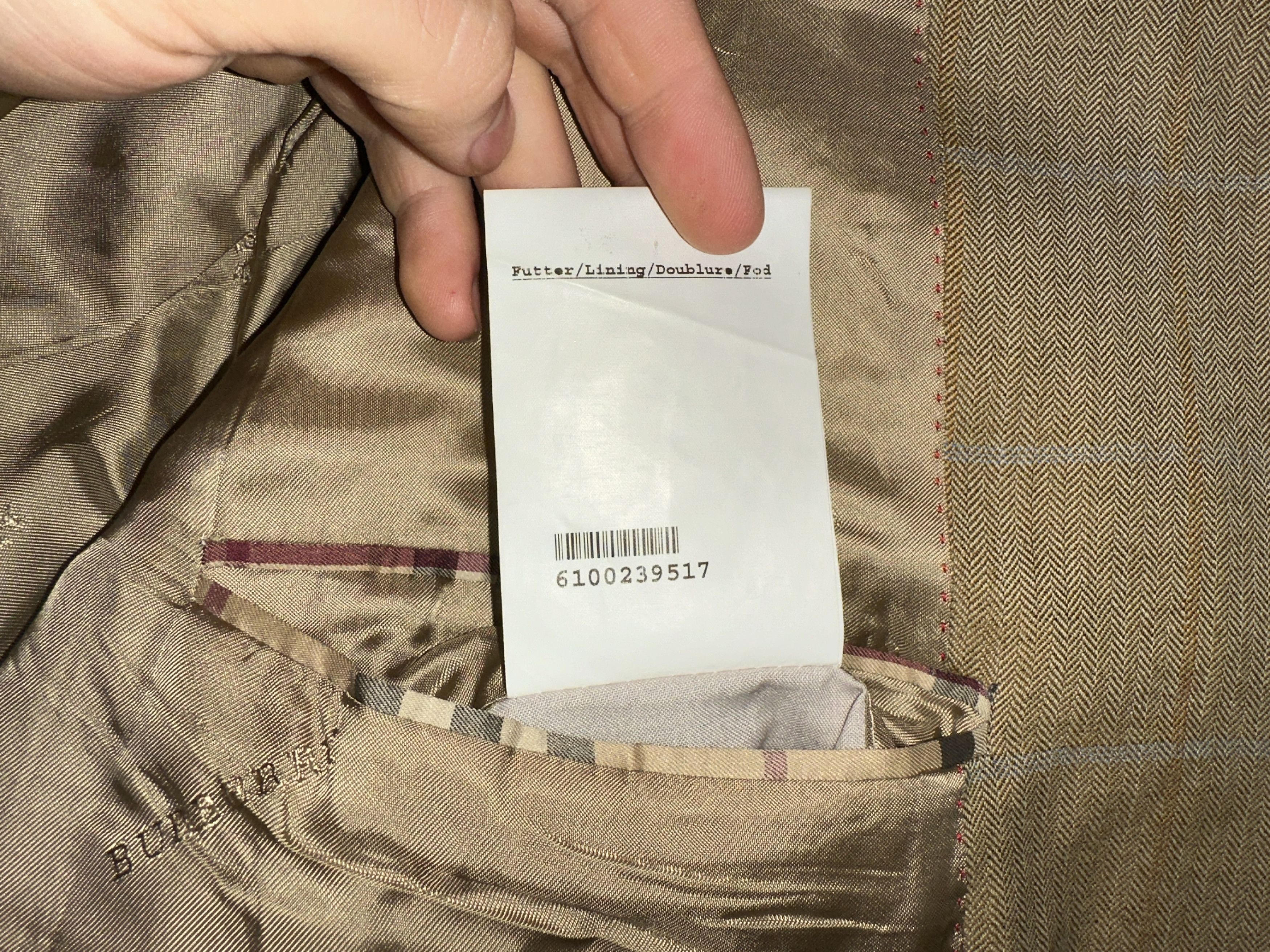 Burberry Burberry London Tux Blazer Suit Formal Jacket Size 58 2XL Size 48R - 13 Thumbnail