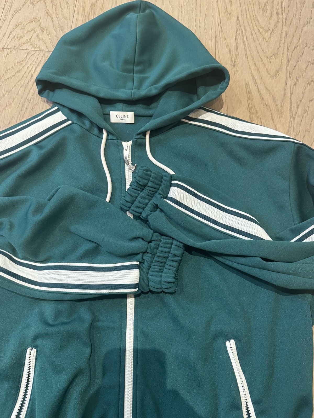 Celine Double Face Jersey Tracksuit Jacket Size US S / EU 44-46 / 1 - 5 Thumbnail