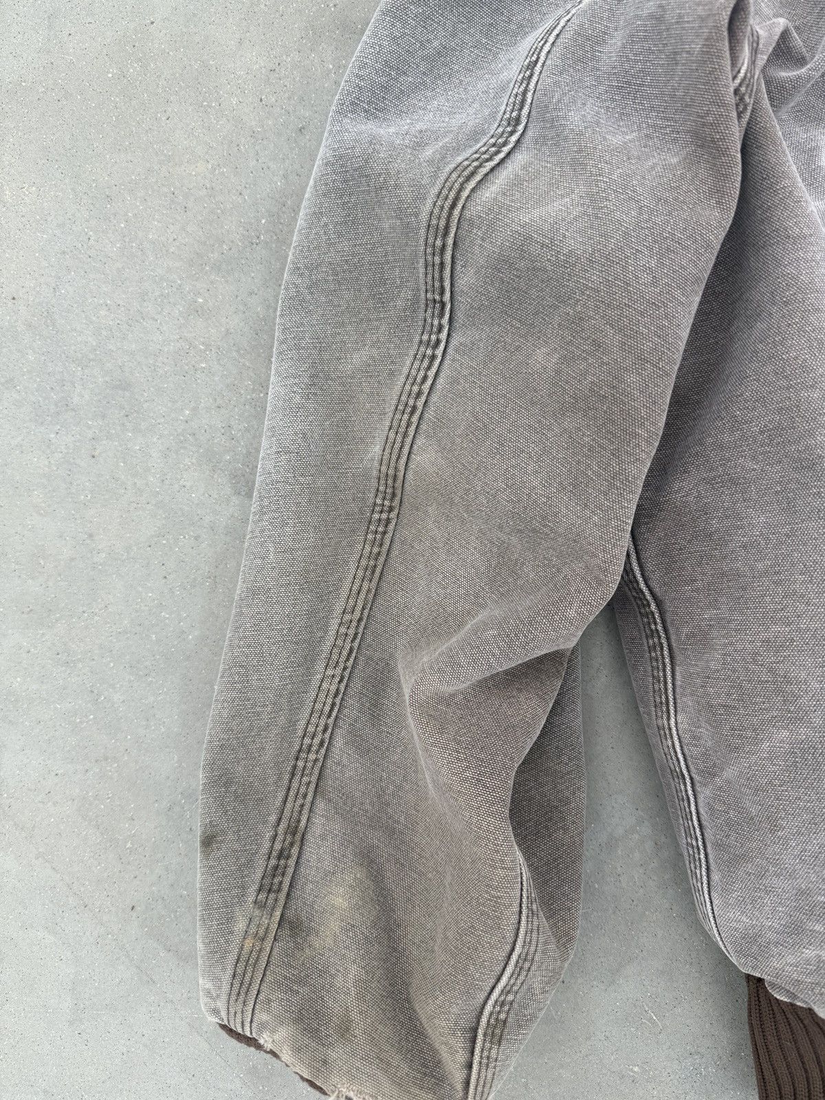 Carhartt × Vintage Vintage 90s Carhartt Hooded Jacket Size XL Greyish Brown Size US XL / EU 56 / 4 - 10 Thumbnail