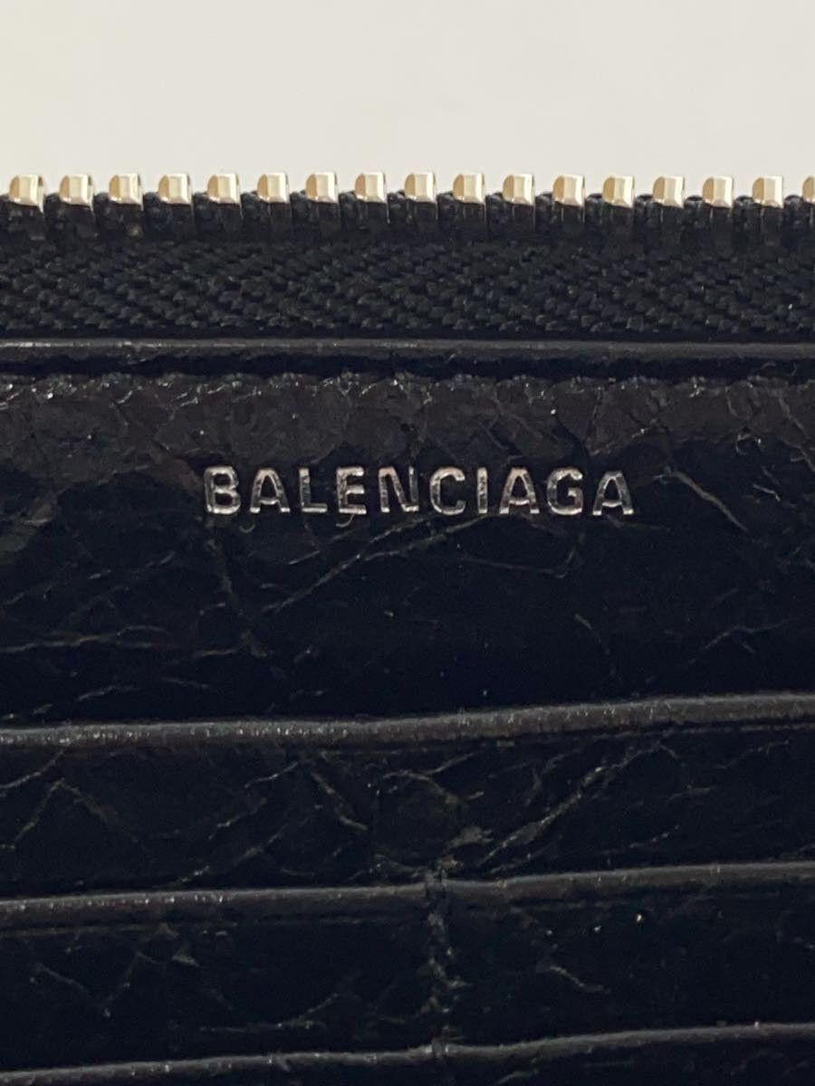 Balenciaga Balenciaga Leather Long Wallet Black Size ONE SIZE - 3 Thumbnail