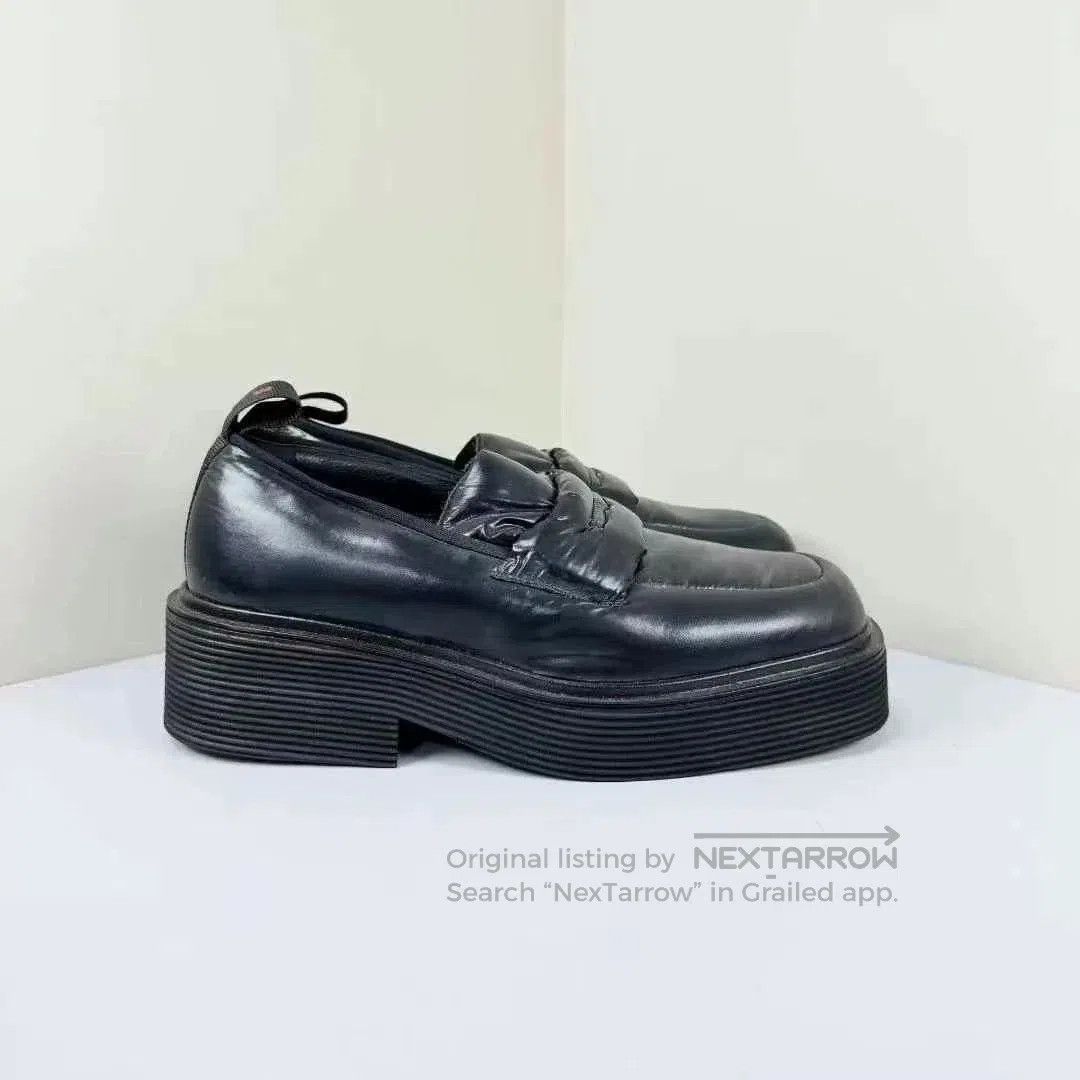 Marni Marni Black Nylon Square Toe Loafers. Size US 6 / EU 39 - 4 Thumbnail