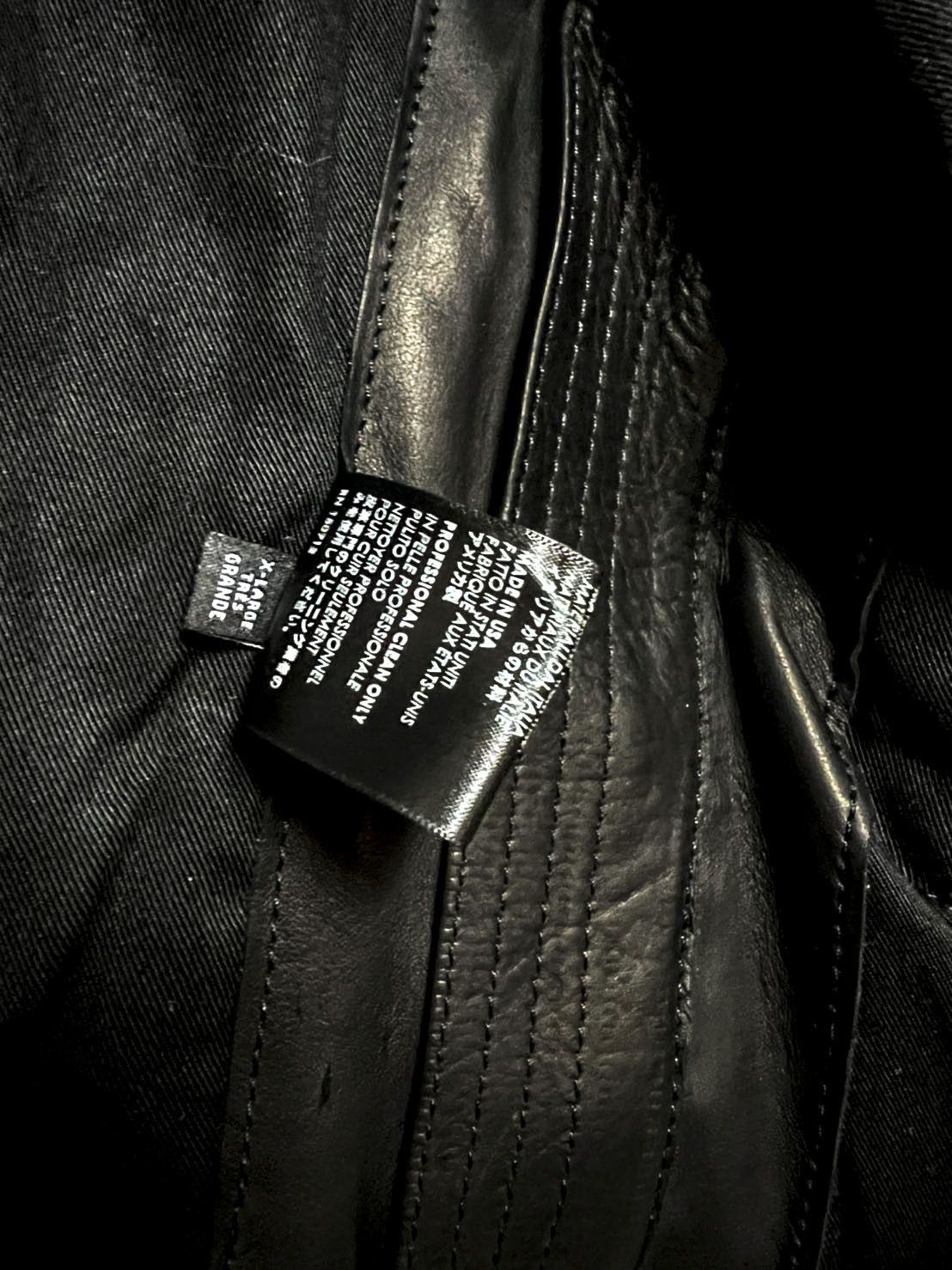 Amiri Amiri Slim-fit Light Weight Leather Jacket Size US XL / EU 56 / 4 - 6 Thumbnail