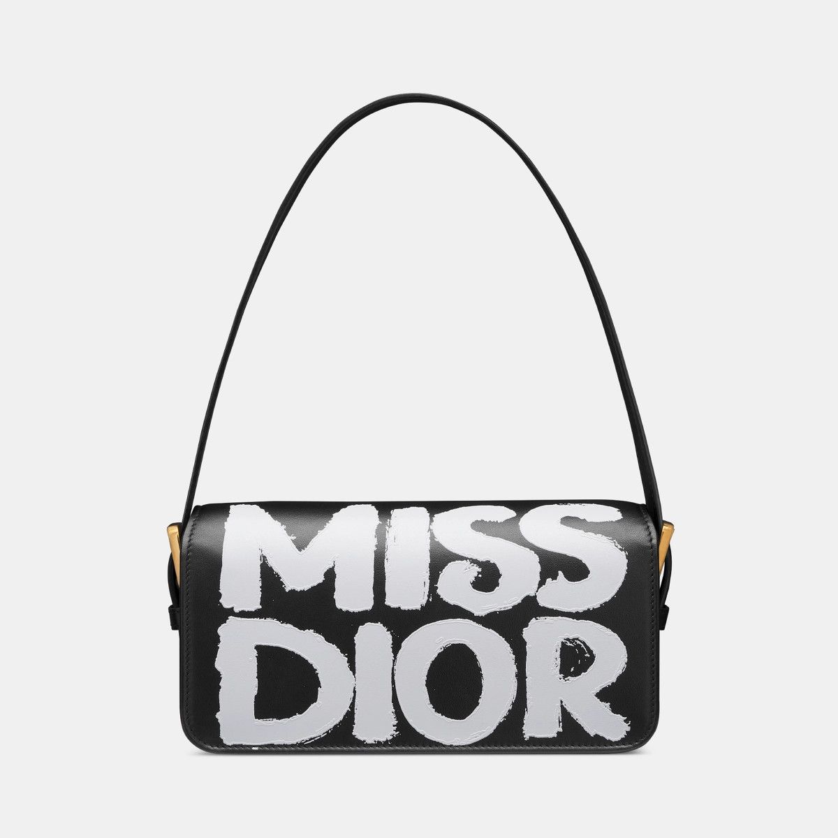 Dior o1bcso1str0226 Size:OS/Miss Dior Flap Bag in Black/White Size ONE SIZE - 3 Thumbnail