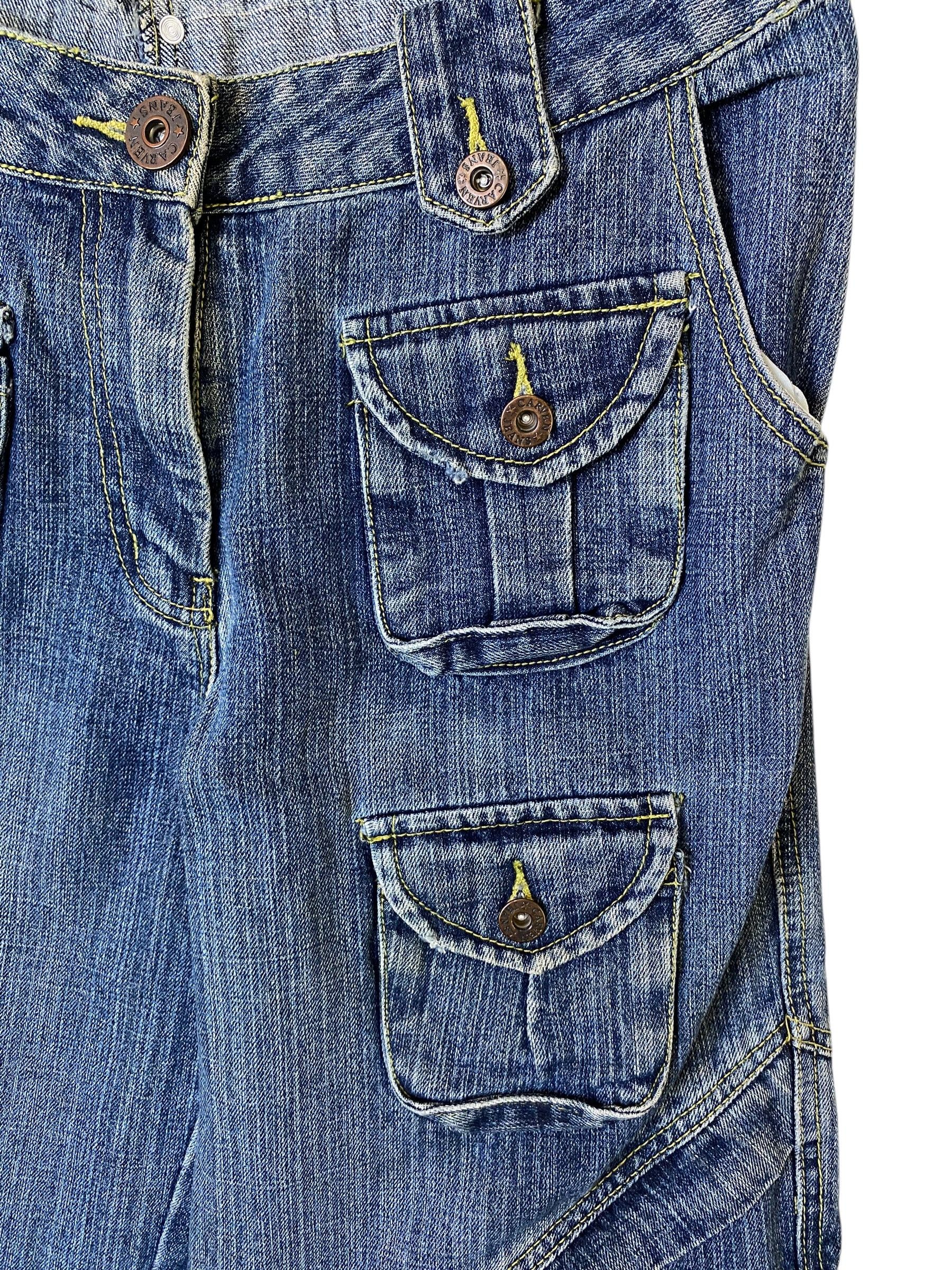Carven × Designer Carven paris multi pocket cargo denim pant Size US 30 / EU 46 - 4 Thumbnail