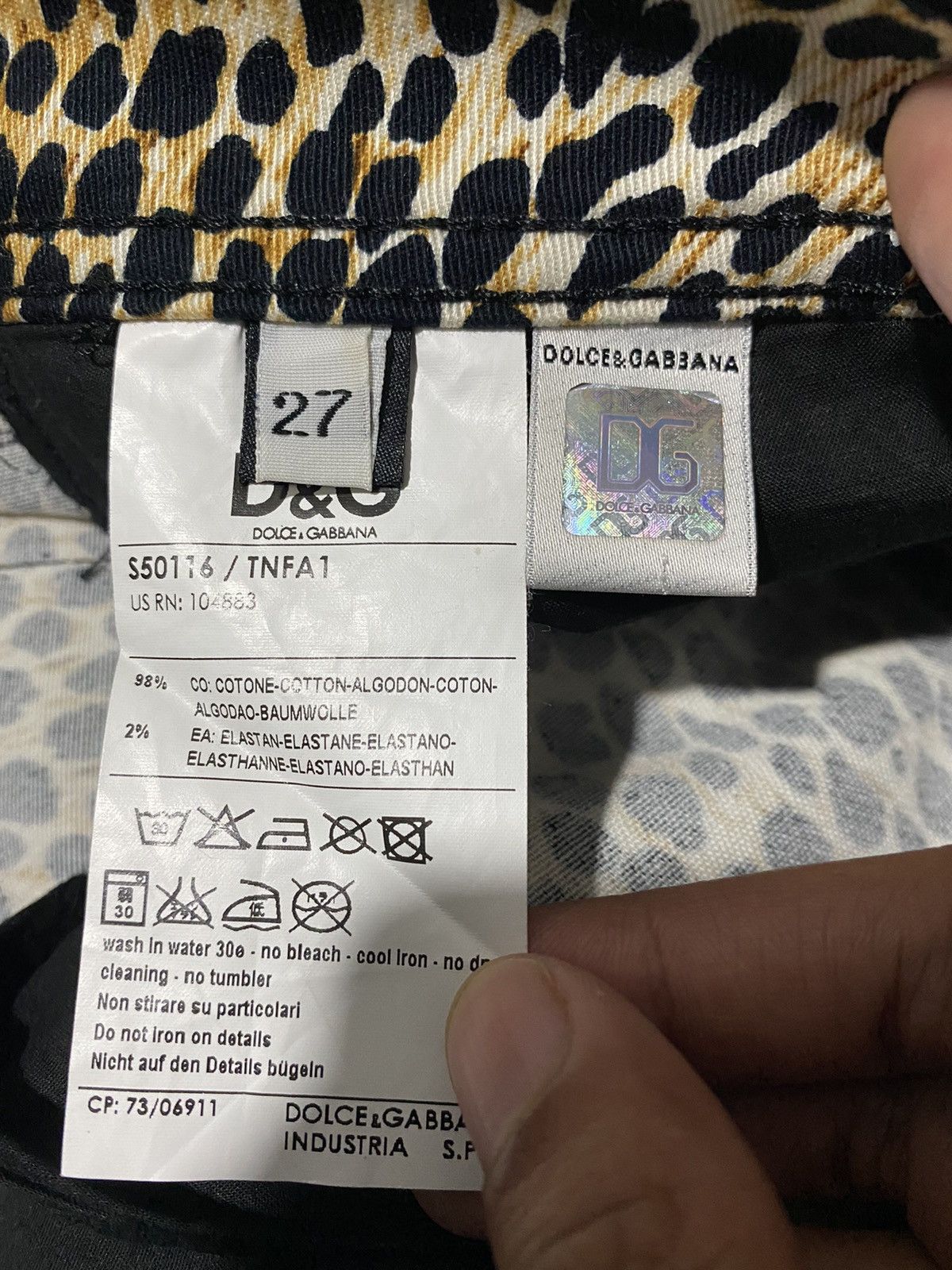 Dolce & Gabbana Dolce and Gabbana Lovely woman straight cutting pants Size 30" / US 8 / IT 44 - 8 Thumbnail