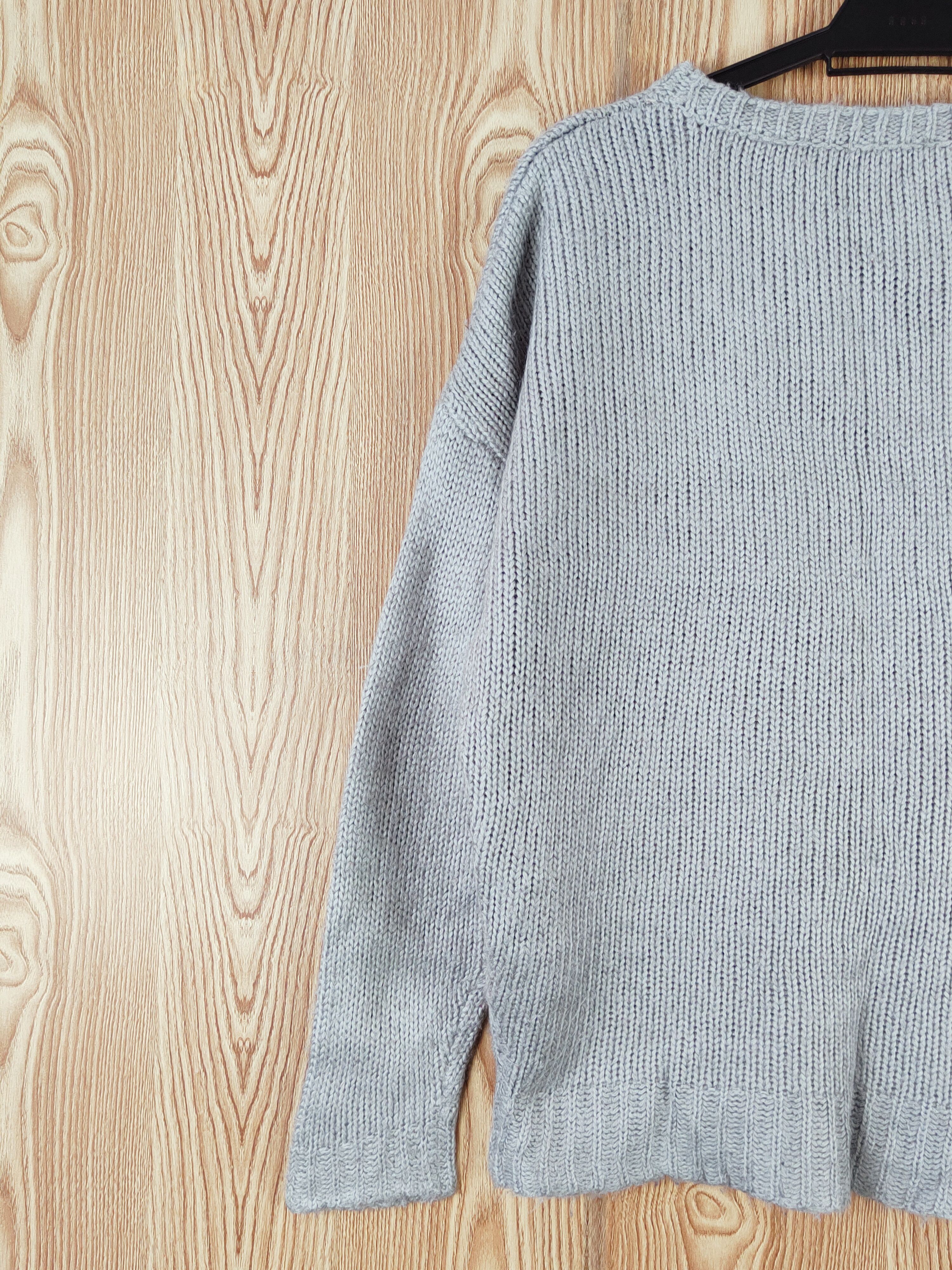 Japanese Brand DL Moussy Gray Knitwear Sweatshirts #W742 Size M / US 6-8 / IT 42-44 - 8 Thumbnail