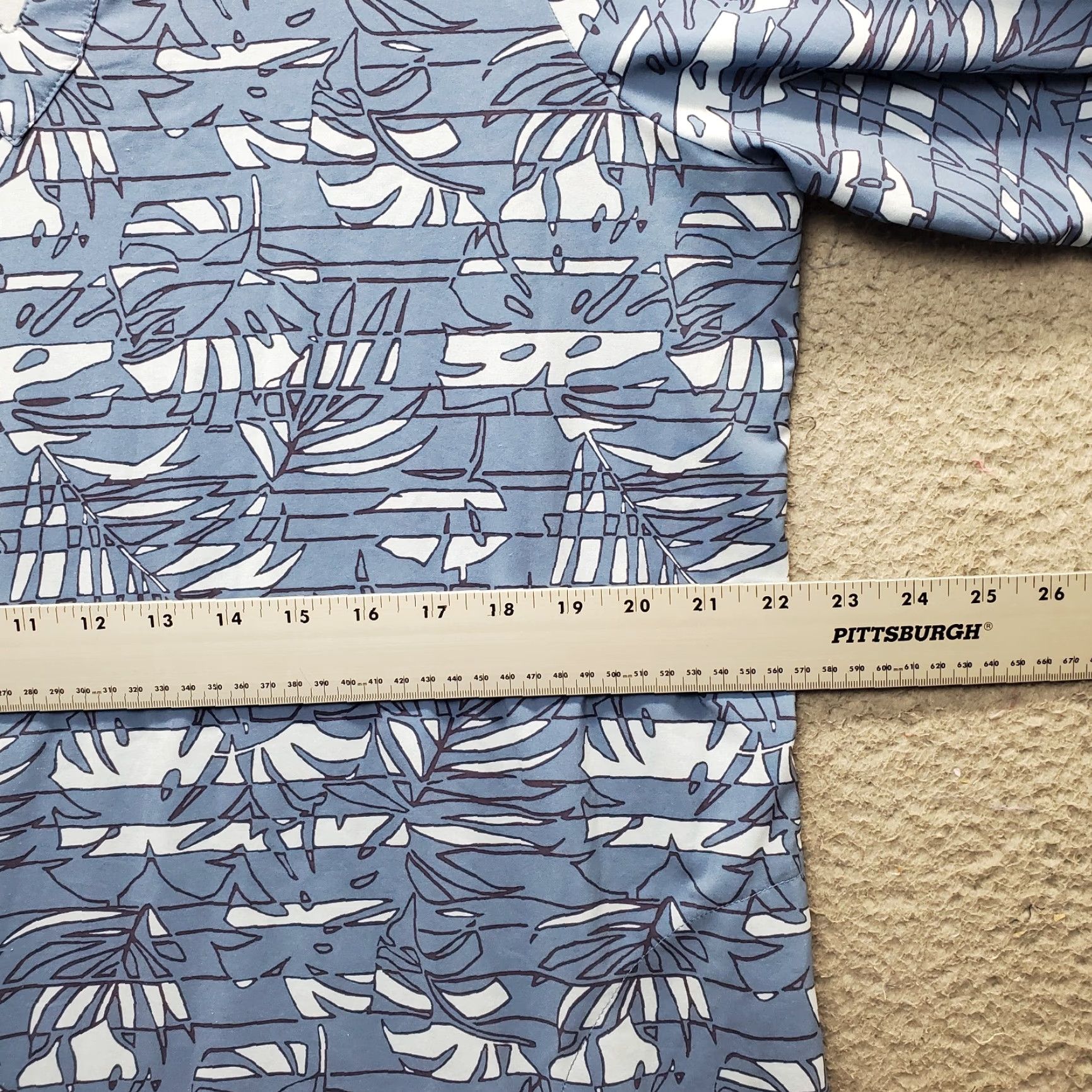 Vintage L.L. Bean Tunic Dress Womens L Multi Tropical Leaf V-Neck Side Slit Dress Size L / US 10 / IT 46 - 3 Thumbnail