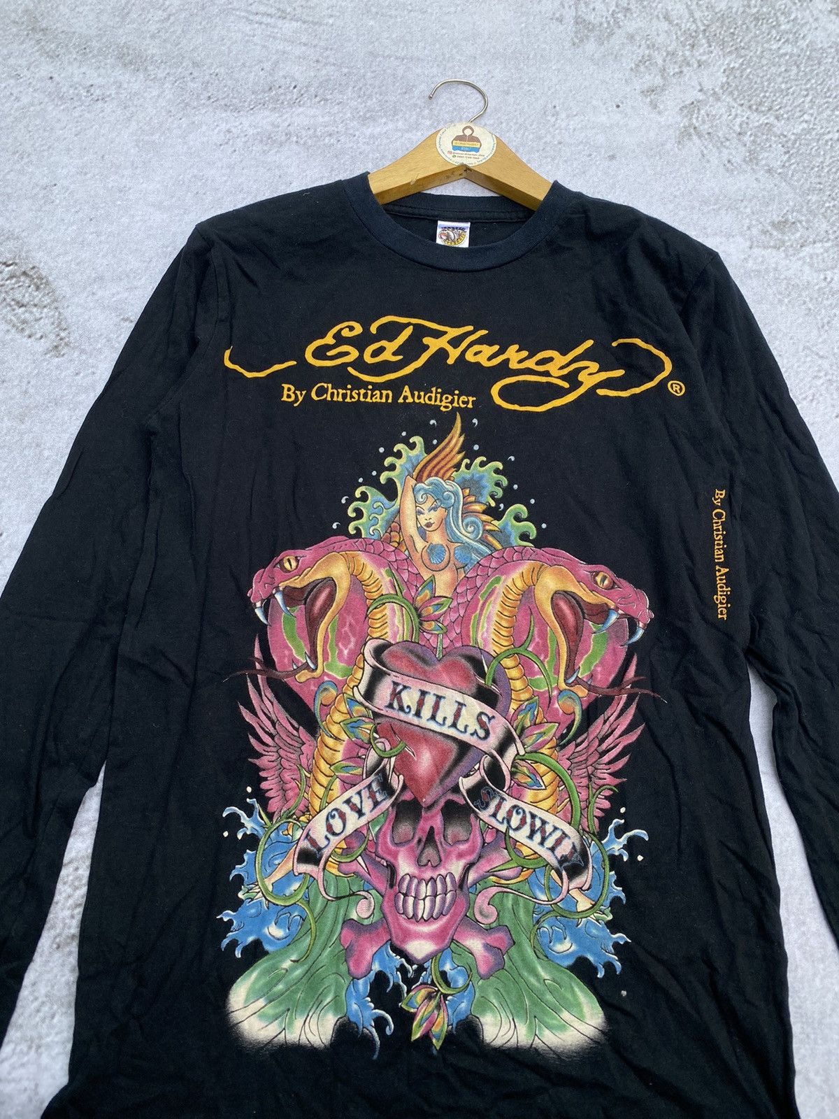Christian Audigier × Ed Hardy Longsleeve Ed Hardy by Christian Audigier love kills slowly Size US S / EU 44-46 / 1 - 2 Thumbnail