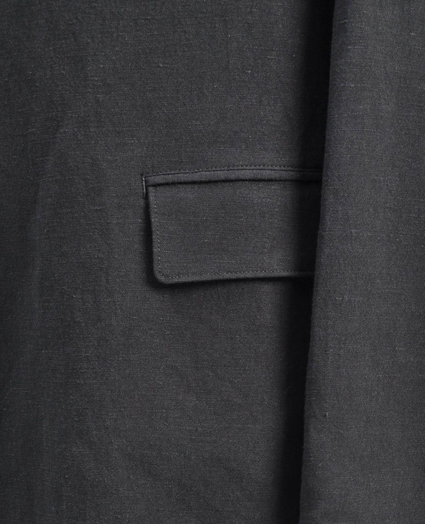 Yohji Yamamoto Yohji Yamamoto Pour Homme 24SS - LINEN DOUBLE FRONT JACKET Size US M / EU 48-50 / 2 - 11 Thumbnail