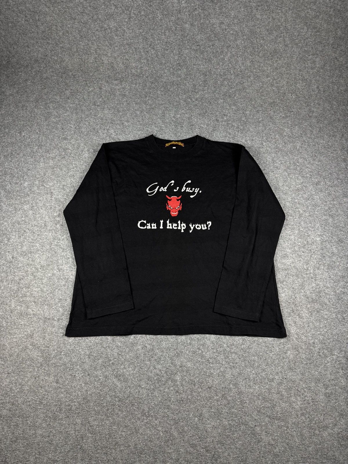 Japanese Brand × Vintage Y2K custom print Devil long sleeve Size US L / EU 52-54 / 3 - 2 Thumbnail