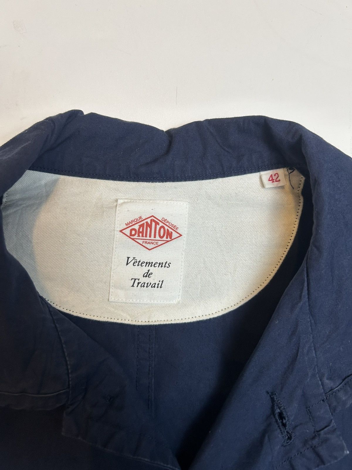 Danton × Japanese Brand DANTON VETEMENTS DE TRAVAIL BUTTON UP SHIRT Size M / US 6-8 / IT 42-44 - 6 Thumbnail