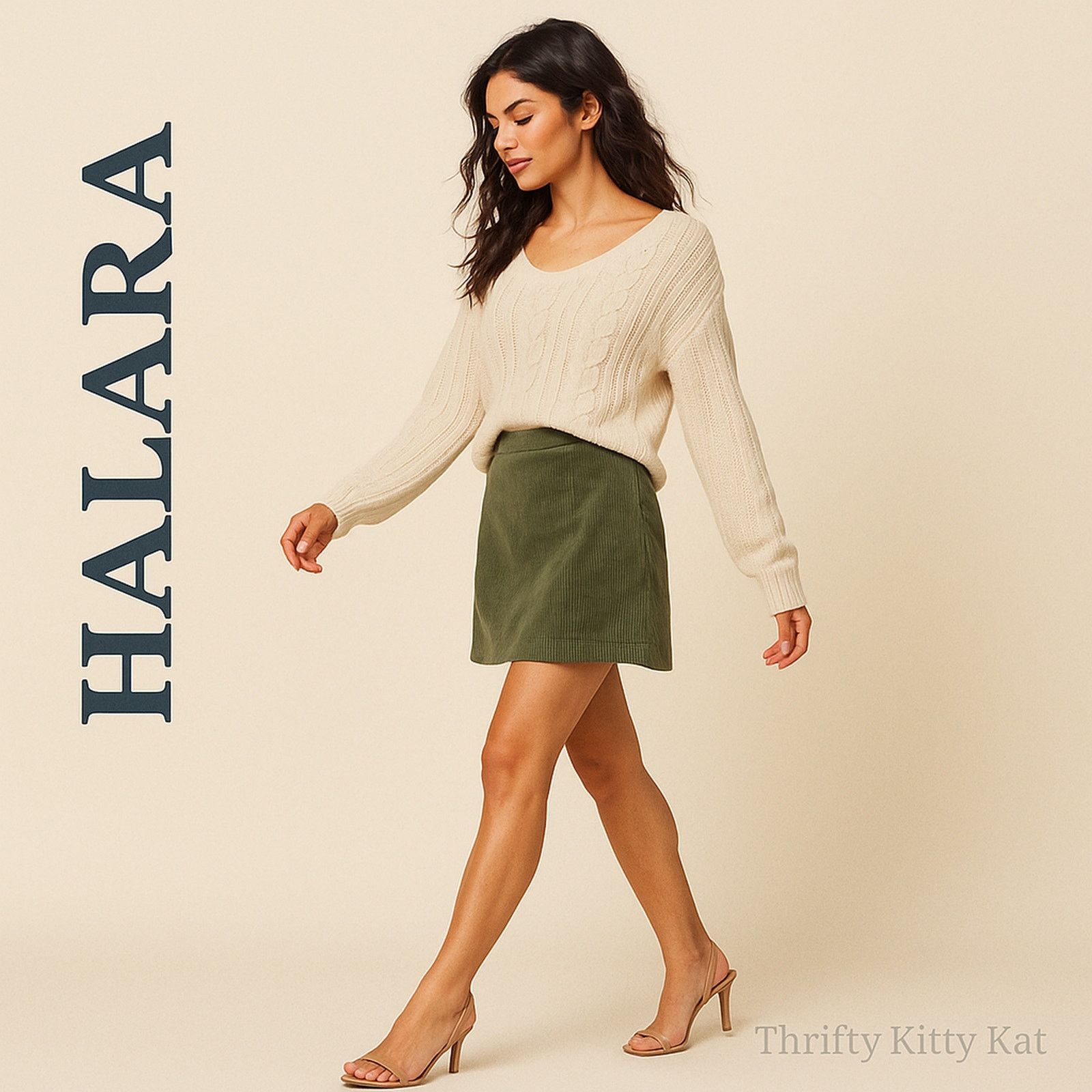 Other Halara High Waisted 2 in 1 Corduroy A Line Mini Skort XS NWT Size 26" / US 2 / IT 38 - 1 Thumbnail