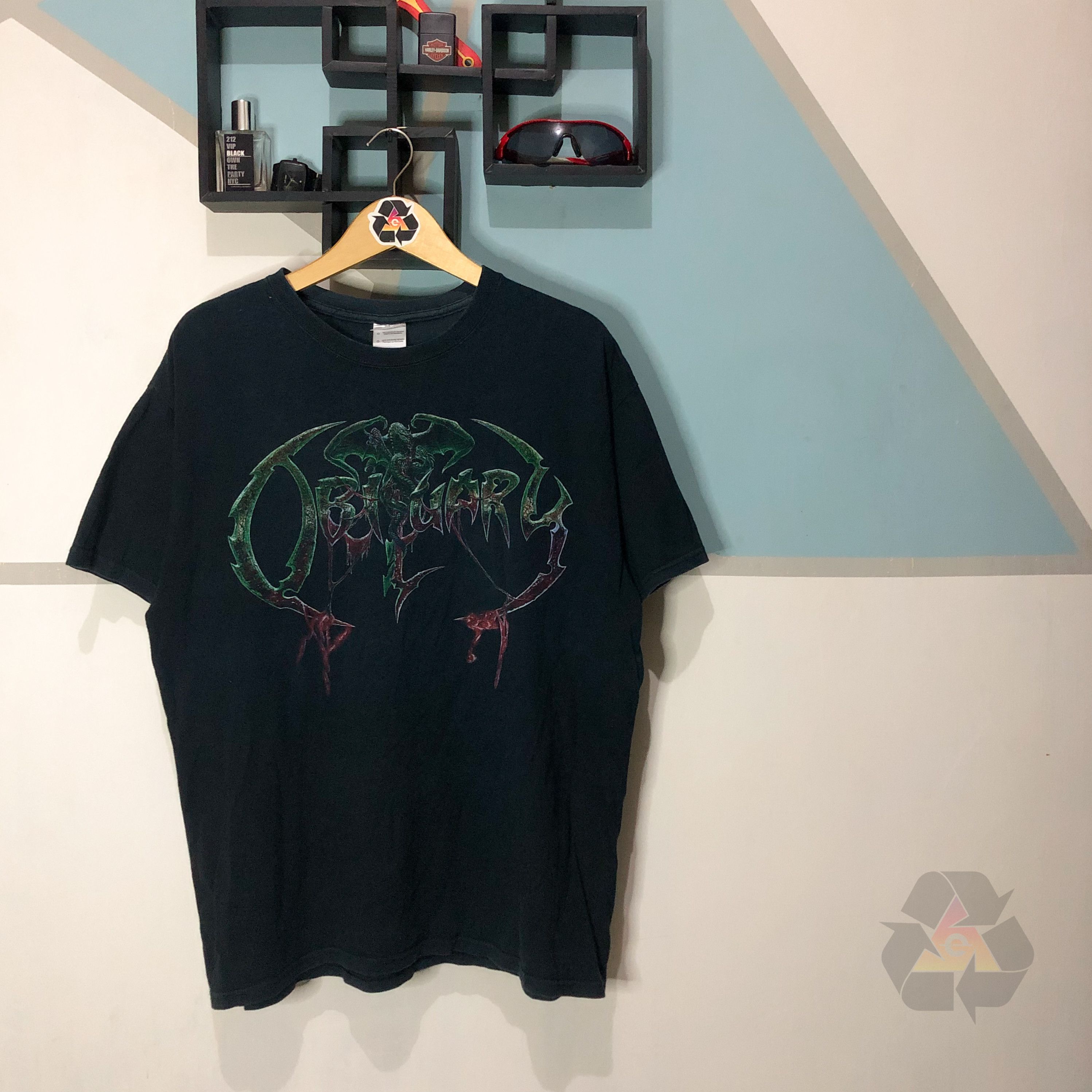 RARE Obituary Left To Die Death Metal T-Shirt