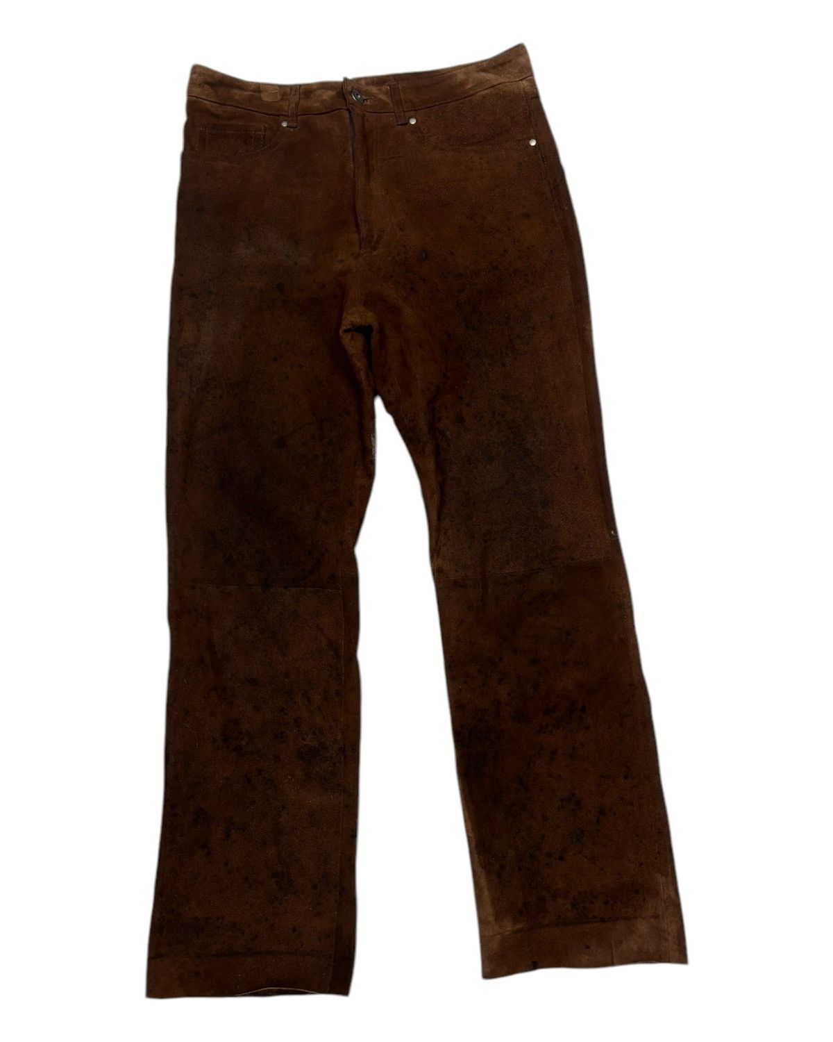 Genuine Leather Vintage Monsieur Nicole Cowhide Leather Pants Cowboy Size US 30 / EU 46 - 5 Thumbnail