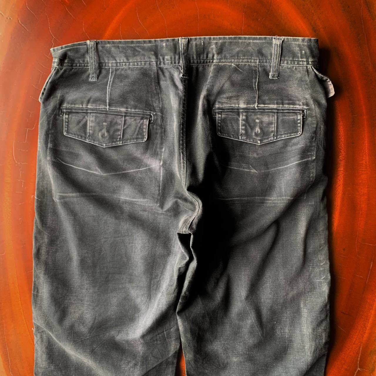 Diet Butcher Slim Skin 💥RARE💥 Diet Butcher Slim Skin Multi Pocket Black Denim Pants Size US 31 - 4 Thumbnail