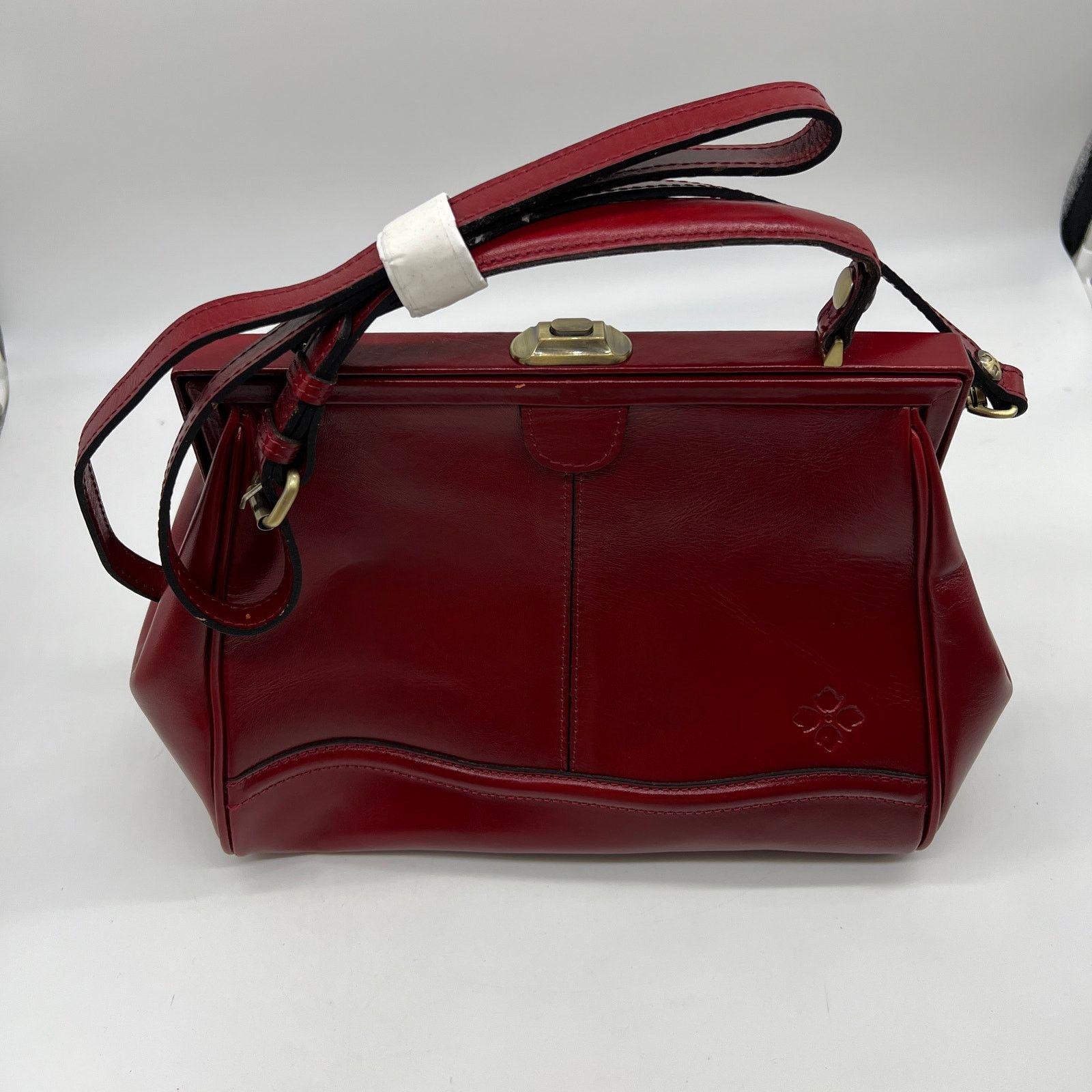 Other Patricia Nash Discovery Brianza Leather Frame Bags Ruby Red Size ONE SIZE - 3 Thumbnail