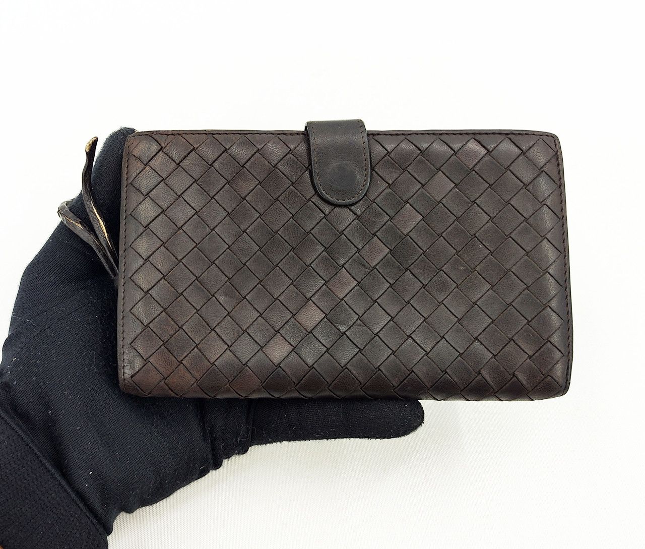 Bottega Veneta BOTTEGA VENETA button intrecciato bi-fold wallet A200 Size ONE SIZE - 1 Thumbnail