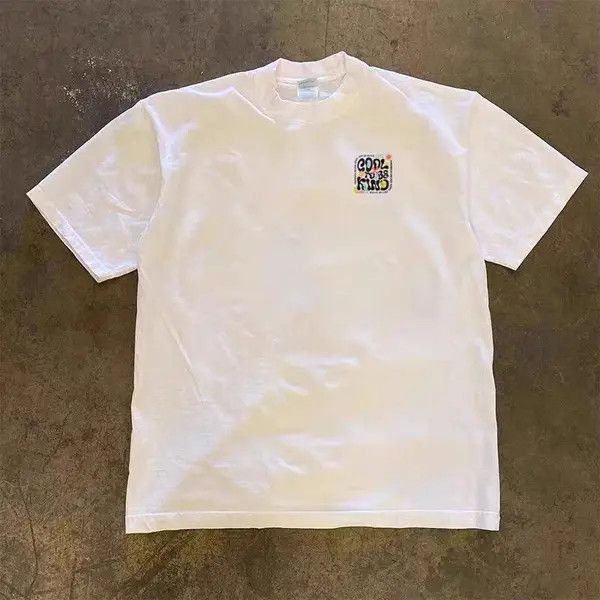Japanese Brand White Loose Street Graffiti Print Short Sleeve T-Shirt Size US M / EU 48-50 / 2 - 4 Thumbnail