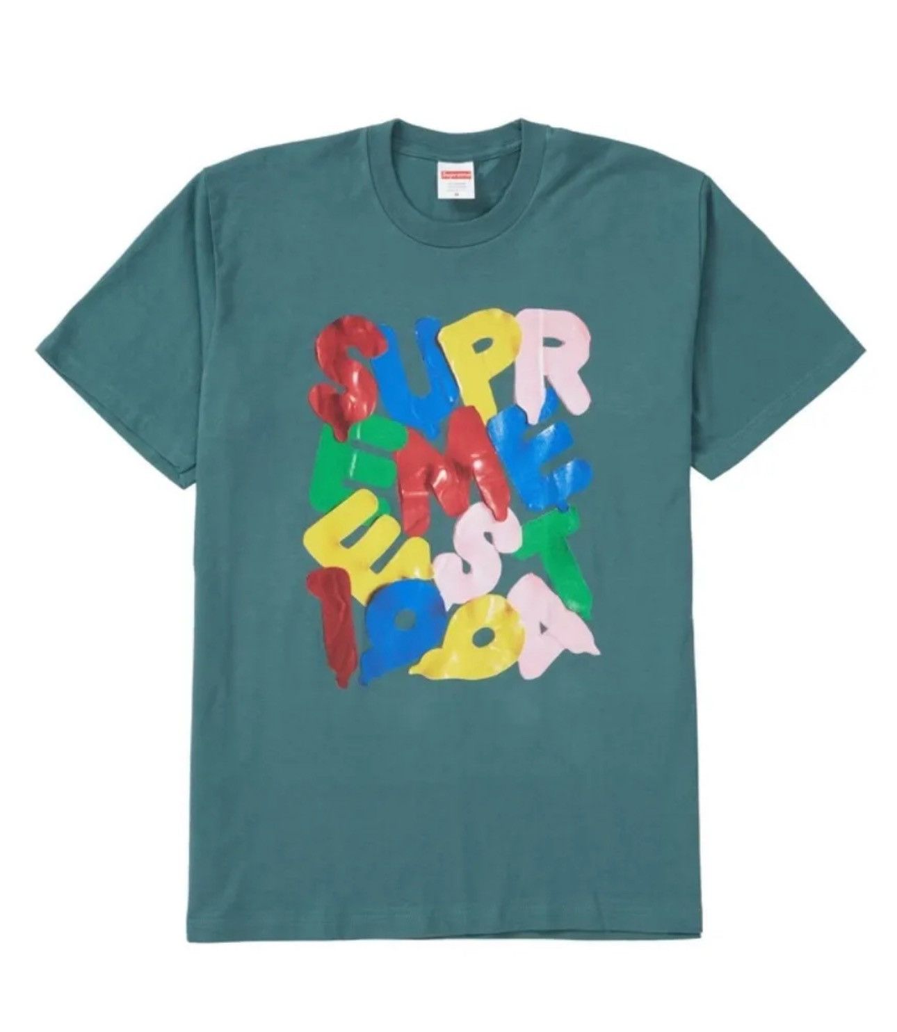 2020 Supreme Balloons Tee Dark Teal FW20 Size Medium