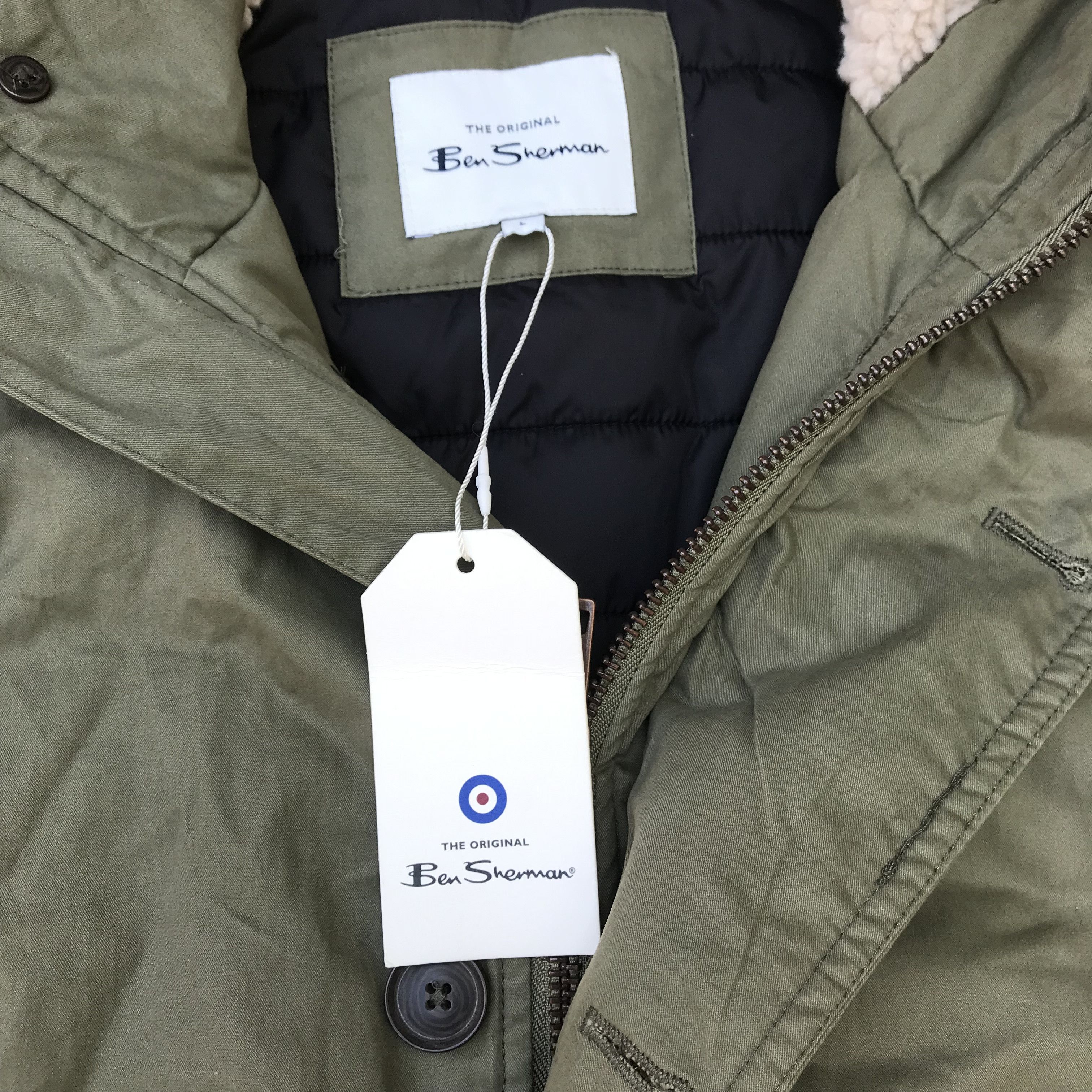 Ben Sherman Ben Sherman Green M51 Parka jacket Green Hemp Military Hemp Size US L / EU 52-54 / 3 - 3 Thumbnail