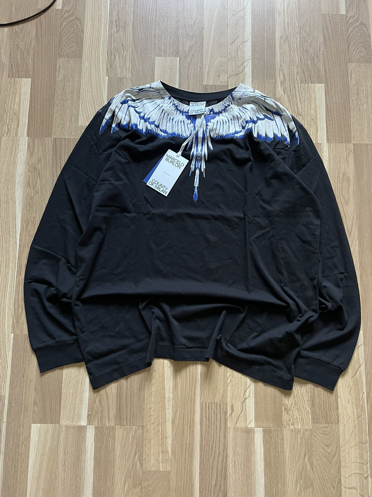 Marcelo Burlon Marcelo Burlon long sleeve wings eagle old money oversized Size US XXL / EU 58 / 5 - 1 Thumbnail