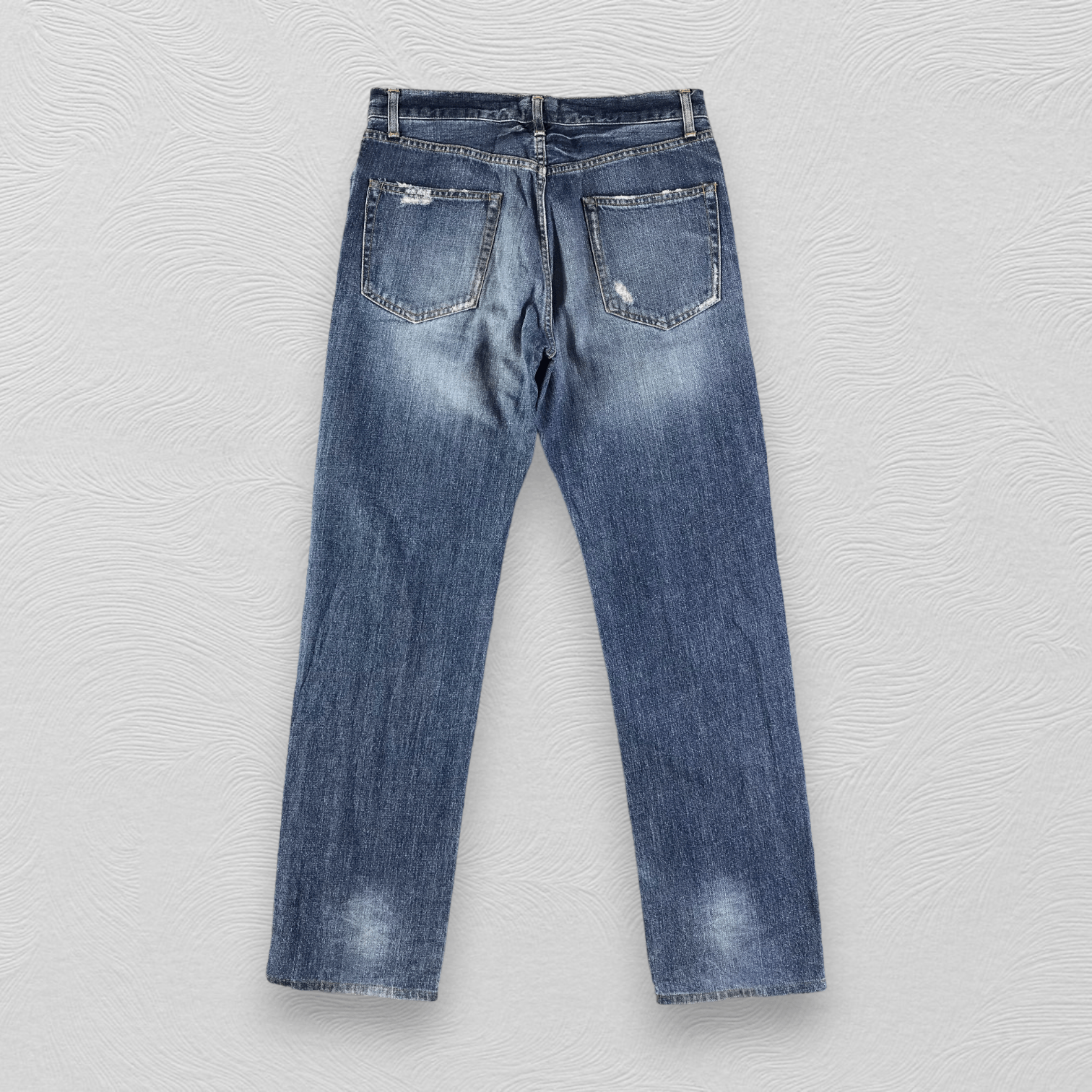 Japanese Brand Japanese Brand Blue Way Jeans Distressed Denim KJ1695 Size US 33 - 2 Thumbnail