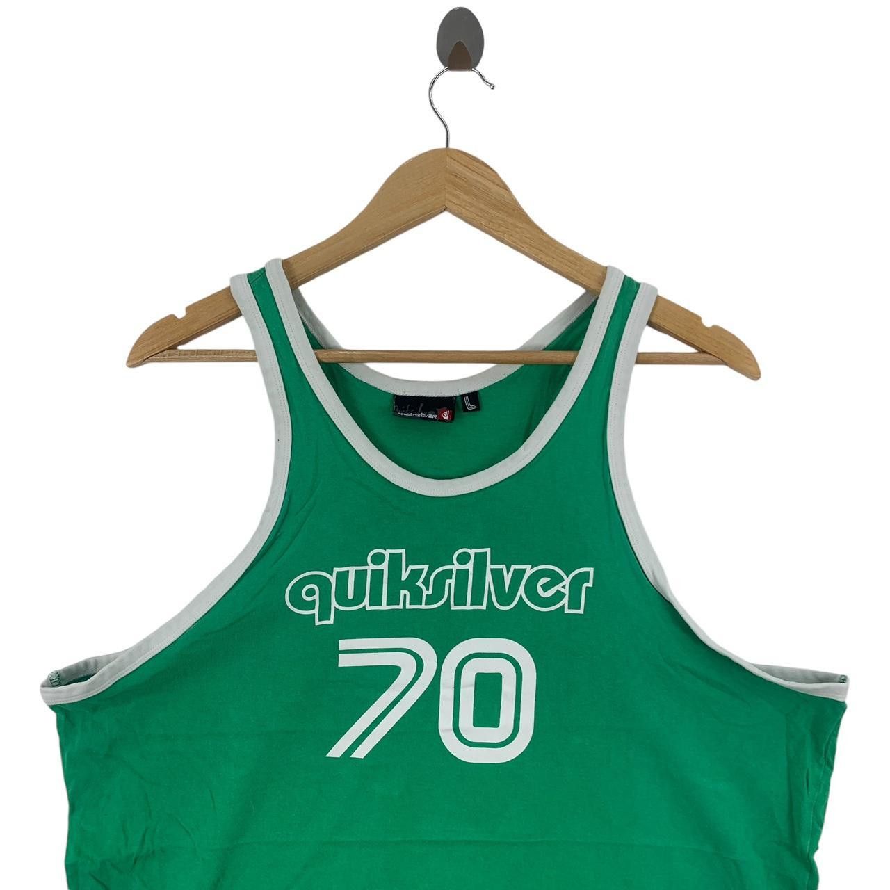 Quiksilver Vintage QUIKSILVER 70 SURF Center Logo Tank Top Size US L / EU 52-54 / 3 - 2 Thumbnail