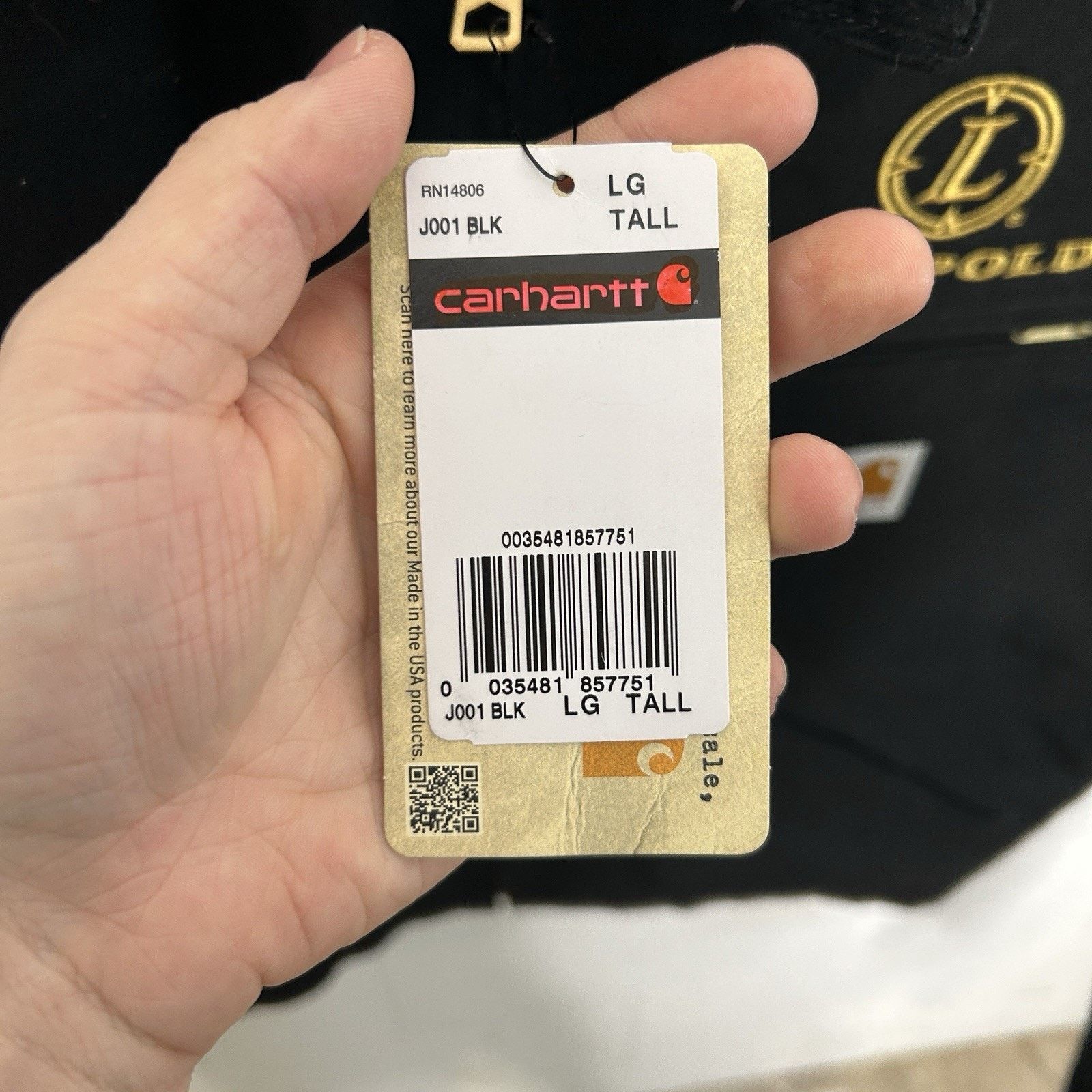 Carhartt Y2K Carhartt Blanket-Lined Detroit Jacket “Black” Leupold Size US L / EU 52-54 / 3 - 17 Thumbnail