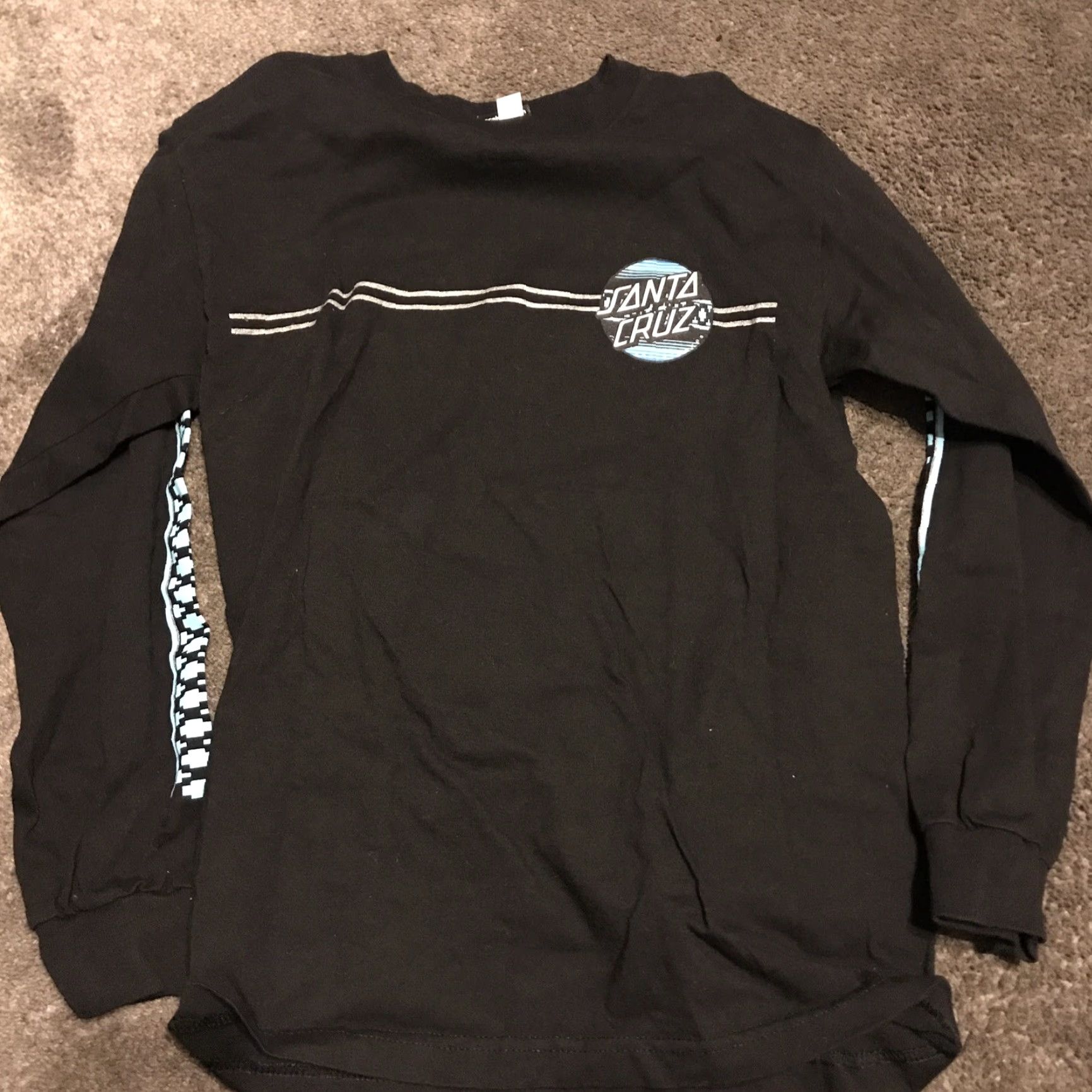Vintage VINTAGE Santa Cruz Long Sleeve Shirt Men’s Size S Black Top California 90s Logo Shirt Size US S / EU 44-46 / 1 - 2 Thumbnail