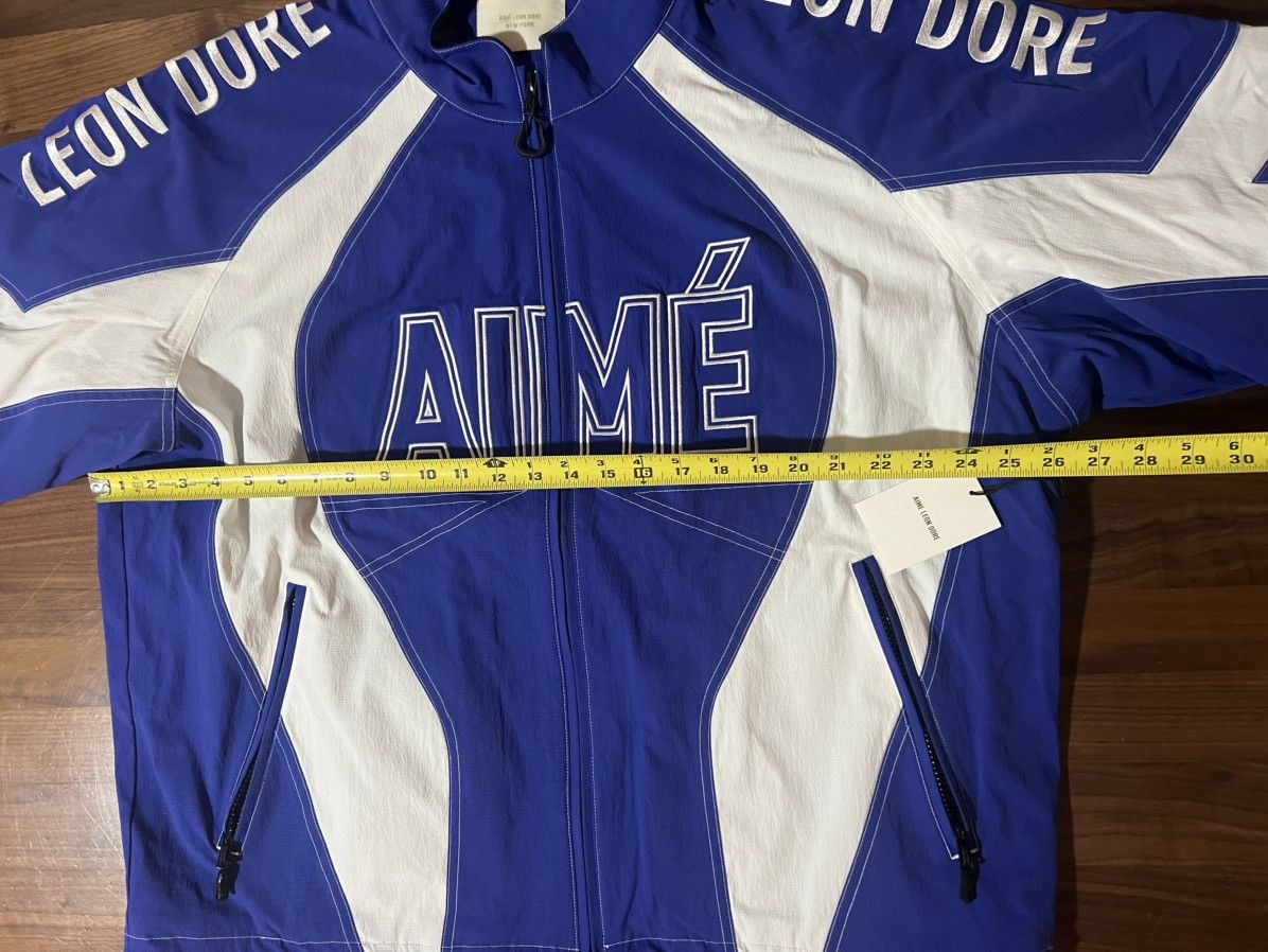 Aime Leon Dore Aime Leon Dore ALD Aimé Logo Racing Jacket Blue & White XXL Size US XXL / EU 58 / 5 - 5 Thumbnail