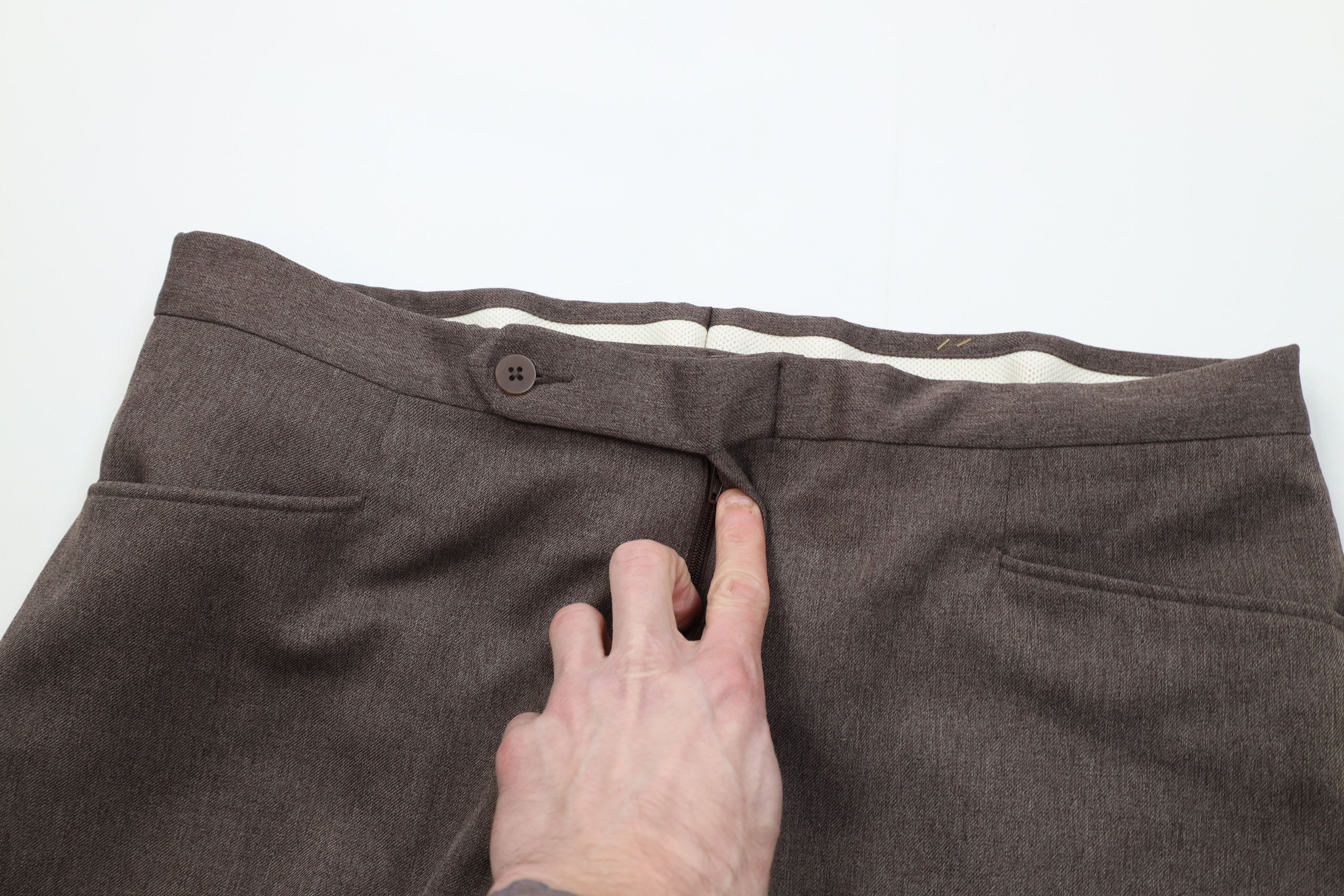 Vintage Vintage 70s Streetwear Wide Leg Chino Pants Brown USA Size US 36 / EU 52 - 7 Thumbnail