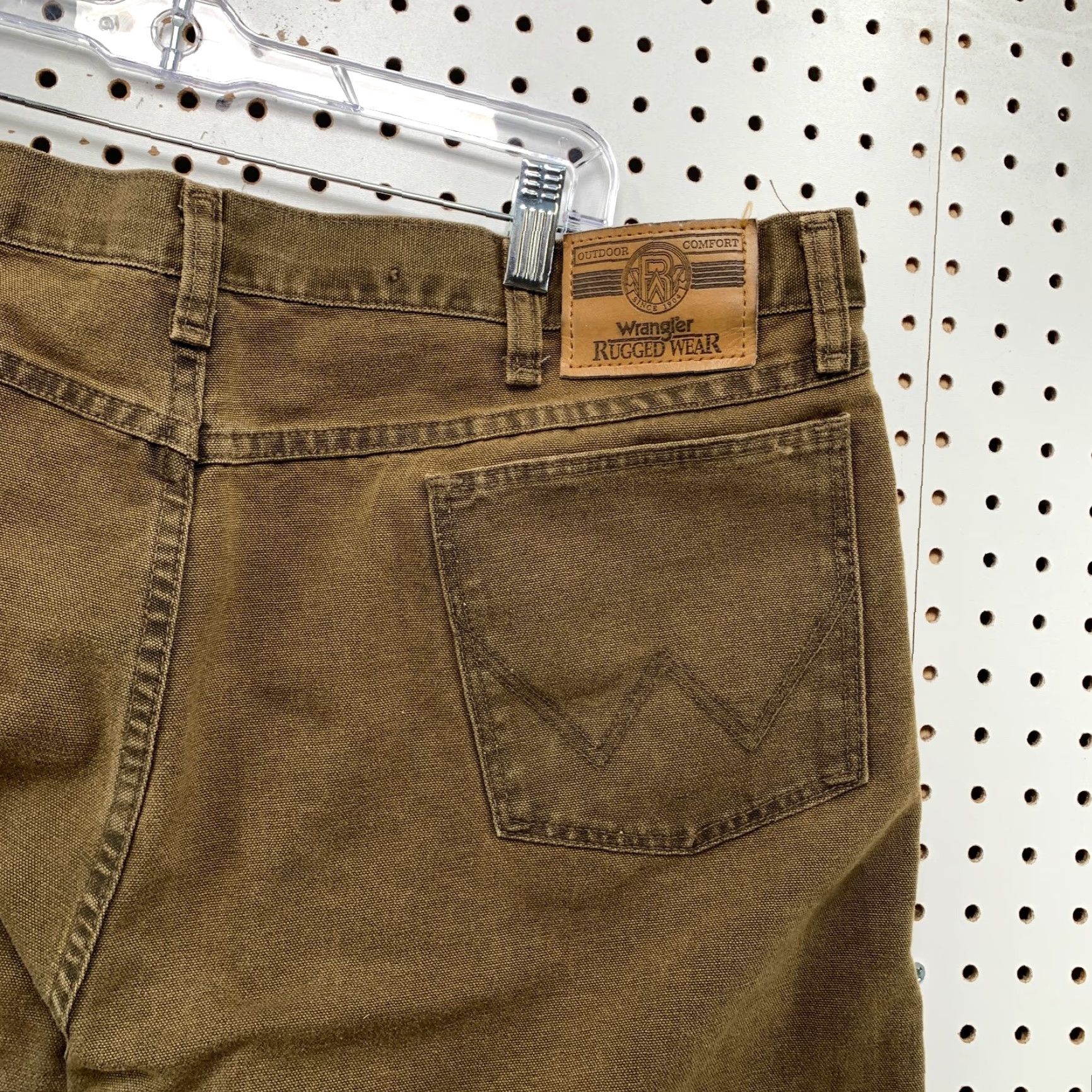 Wrangler VIntage Wrangler Rugged Double Knees Brush Pants Mens 40x31 Tag 42x30 Hunting Size US 40 / EU 56 - 6 Thumbnail