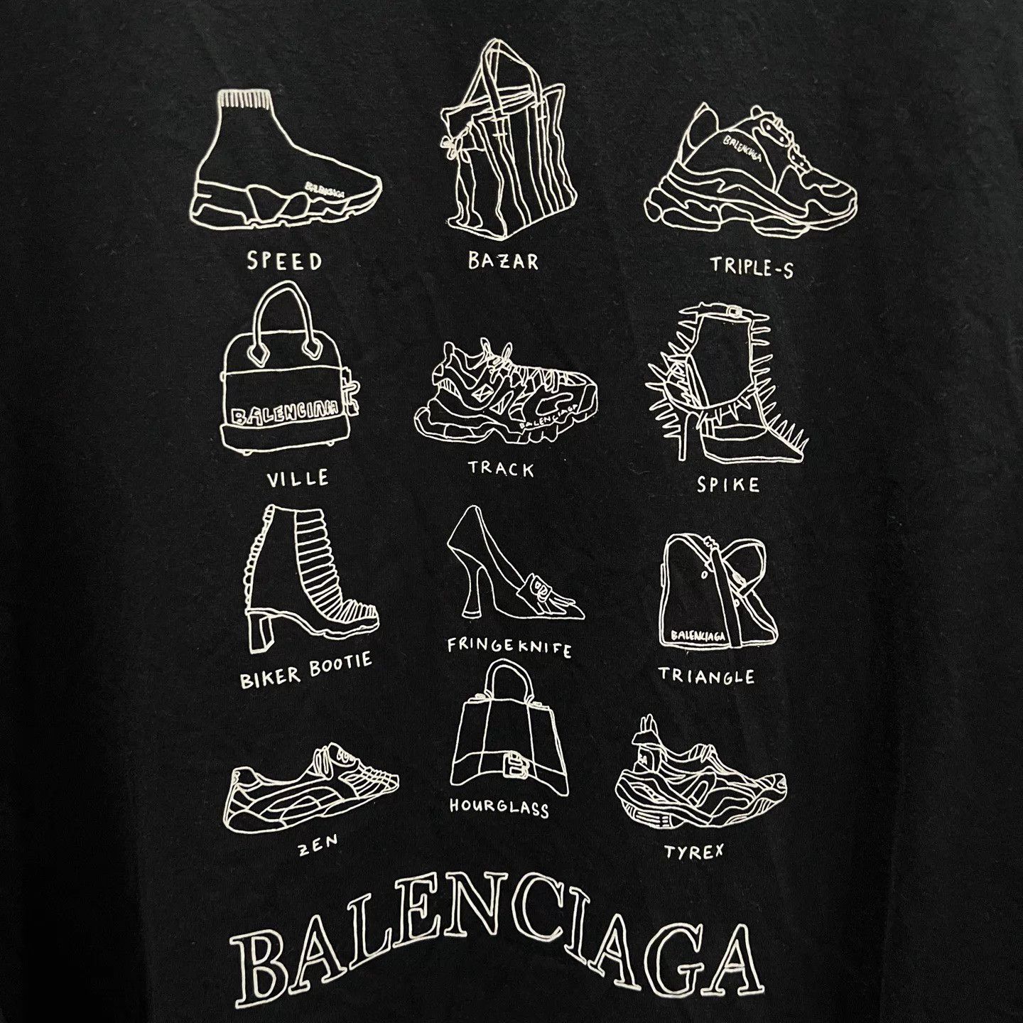 Balenciaga Balenciaga shoes collab short tee new OS XXS Size US XXS / EU 40 - 2 Thumbnail