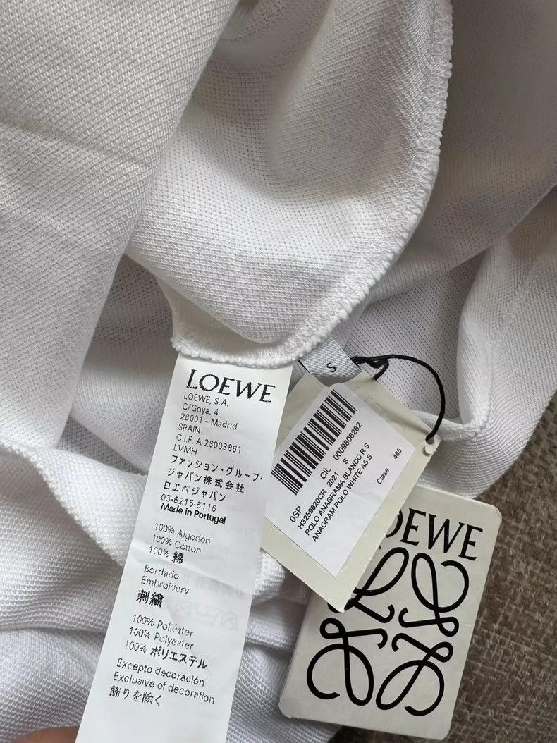 Loewe loewe white short sleeves 2504-Nextarrow Size US S / EU 44-46 / 1 - 4 Thumbnail