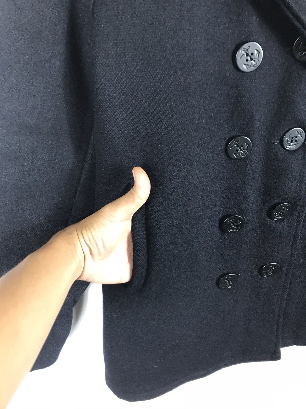 Schott × Vintage ⚡️Vintage Schott U.S 740N Wool Peacoat Jacket Size US M / EU 48-50 / 2 - 6 Thumbnail