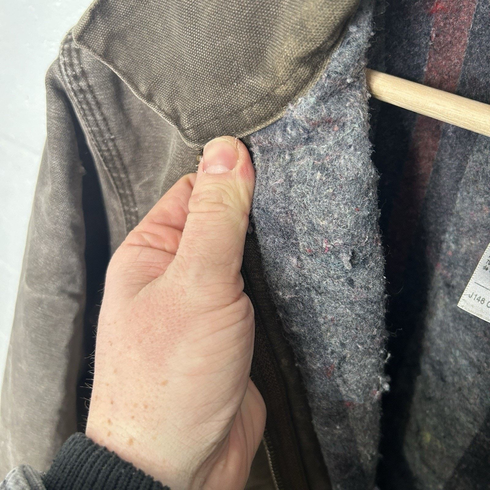 Carhartt Vintage Carhartt Blanket-Lined Detroit Jacket “Chestnut” Size US L / EU 52-54 / 3 - 15 Thumbnail