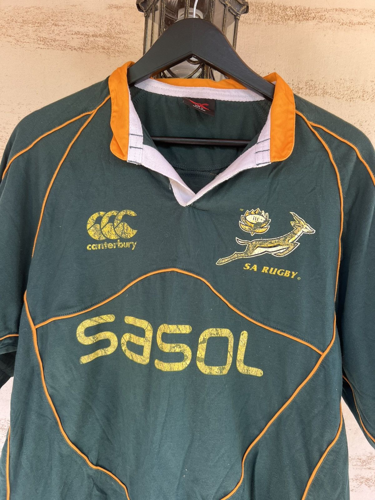 Other South Africa 2007-2008 Rugby Home Shirt Jersey Canterbury Size US M / EU 48-50 / 2 - 2 Thumbnail