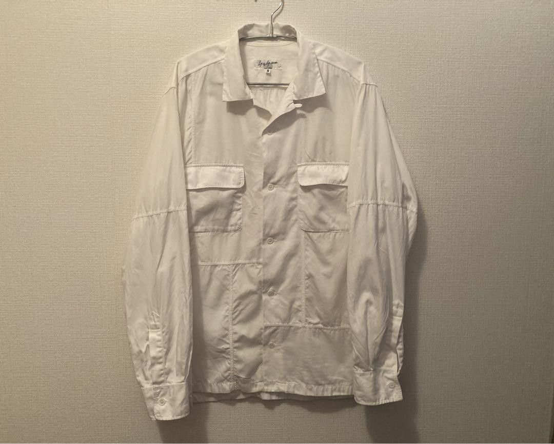 yohji yamamoto pour homme patchwork shirt