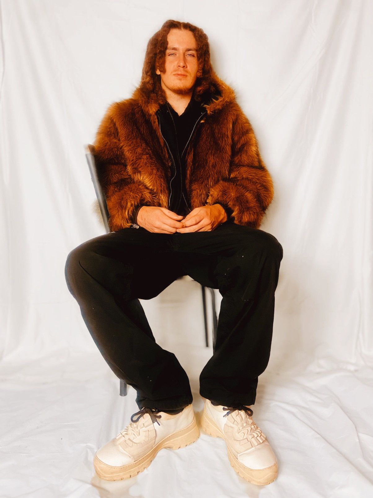 Homemade REVERSIBLE LEATHER / FUR (HOME MADE CUSTOM JACKET) Size US M / EU 48-50 / 2 - 3 Thumbnail