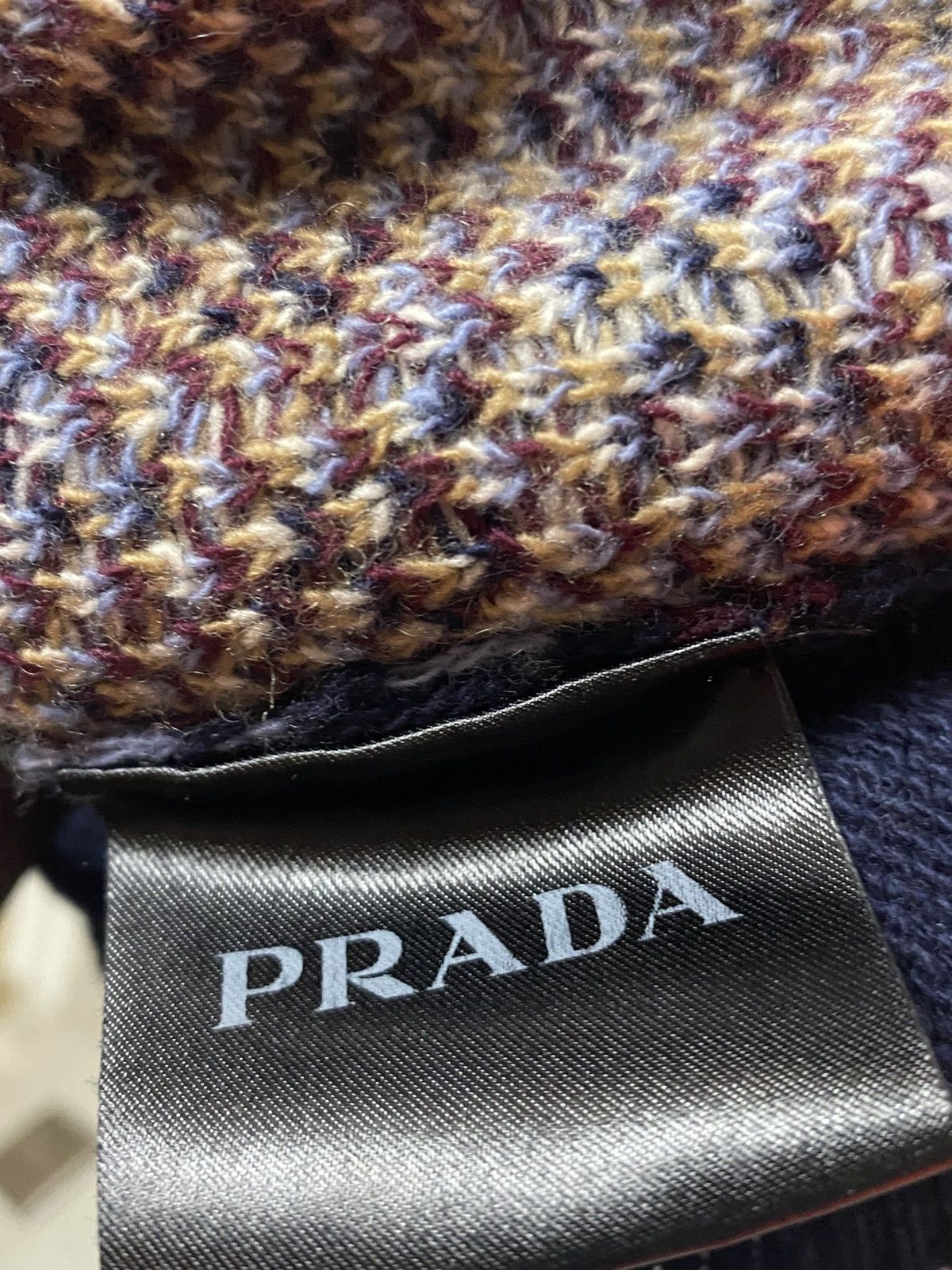 Prada Prada Wool Cashmere Fair Isle Knit Sweater - Size 48 Size US M / EU 48-50 / 2 - 6 Thumbnail