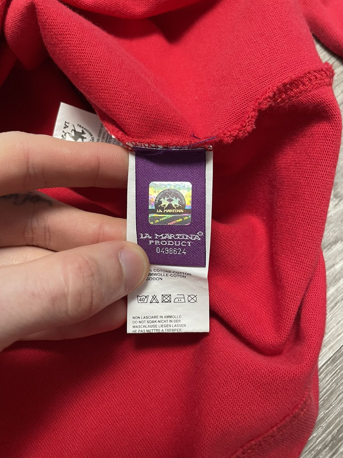 La Martina Vintage La Martina Italia Rugby Long Sleeve Polo Shirt Size US L / EU 52-54 / 3 - 11 Thumbnail