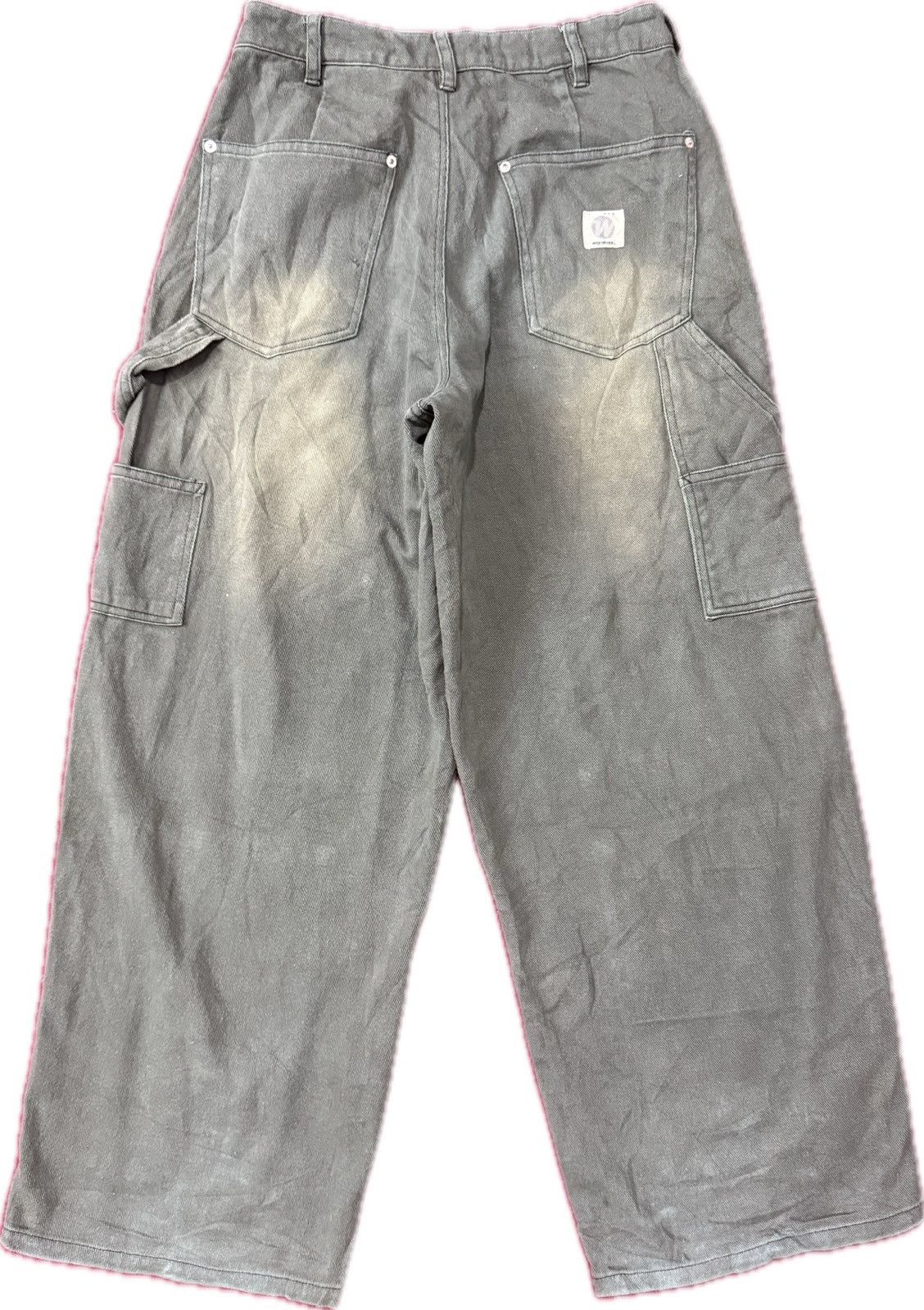 Wish Me Luck Baggy Style Japanese Brand Wish Forever Pants Double Knee Size US 29 - 7 Thumbnail