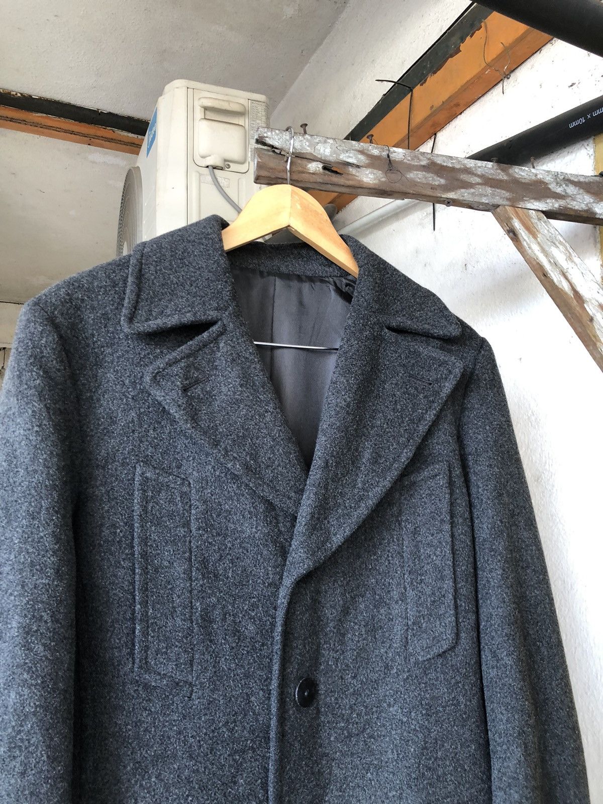 Jean Paul Gaultier Jean Paul Gaultier Homme Single Breasted Wool Long Coat Size US M / EU 48-50 / 2 - 15 Thumbnail