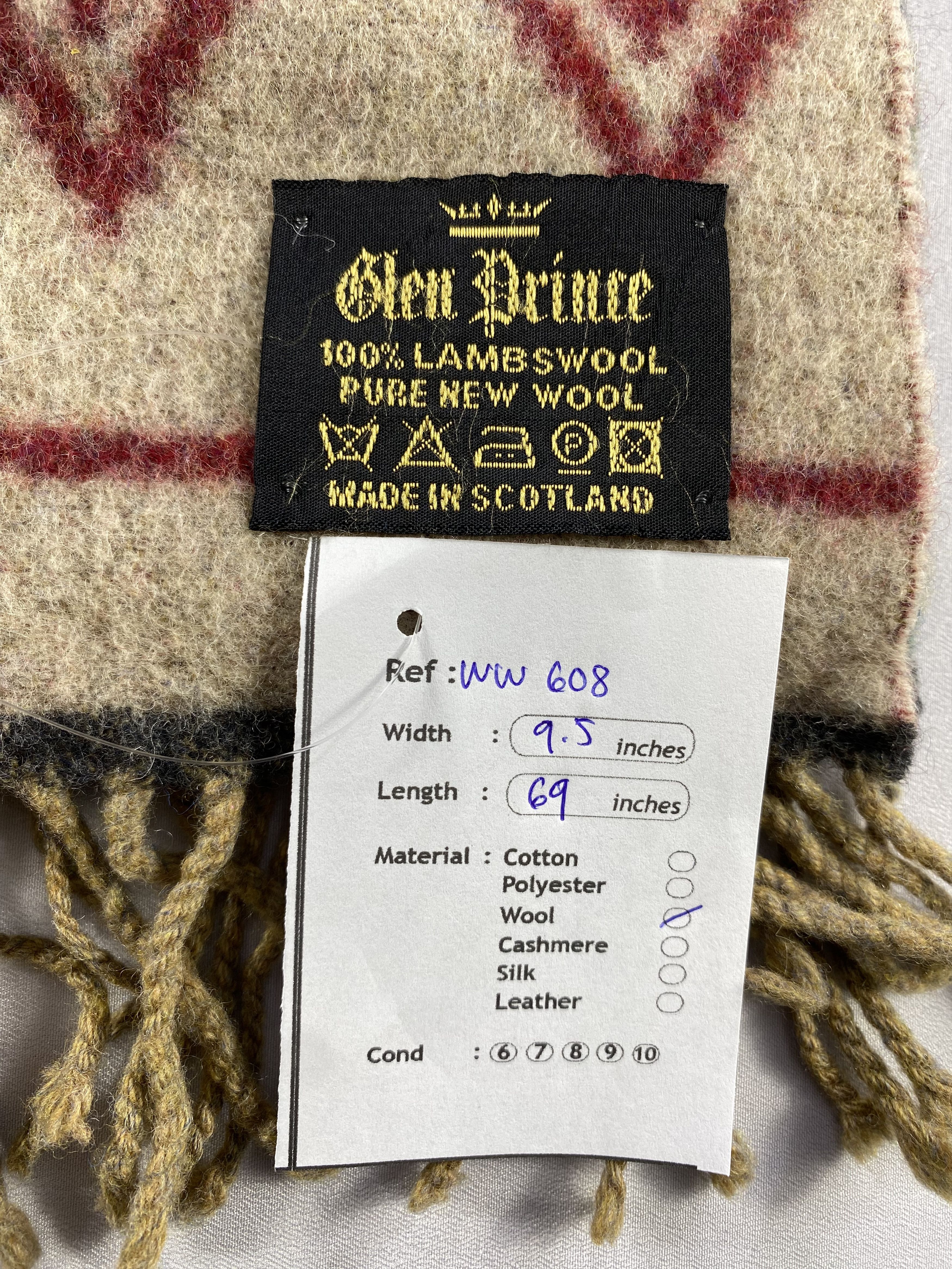 Vintage Glen Prince Scarf / Muffler / Neckwear - WW608 Size ONE SIZE - 5 Thumbnail