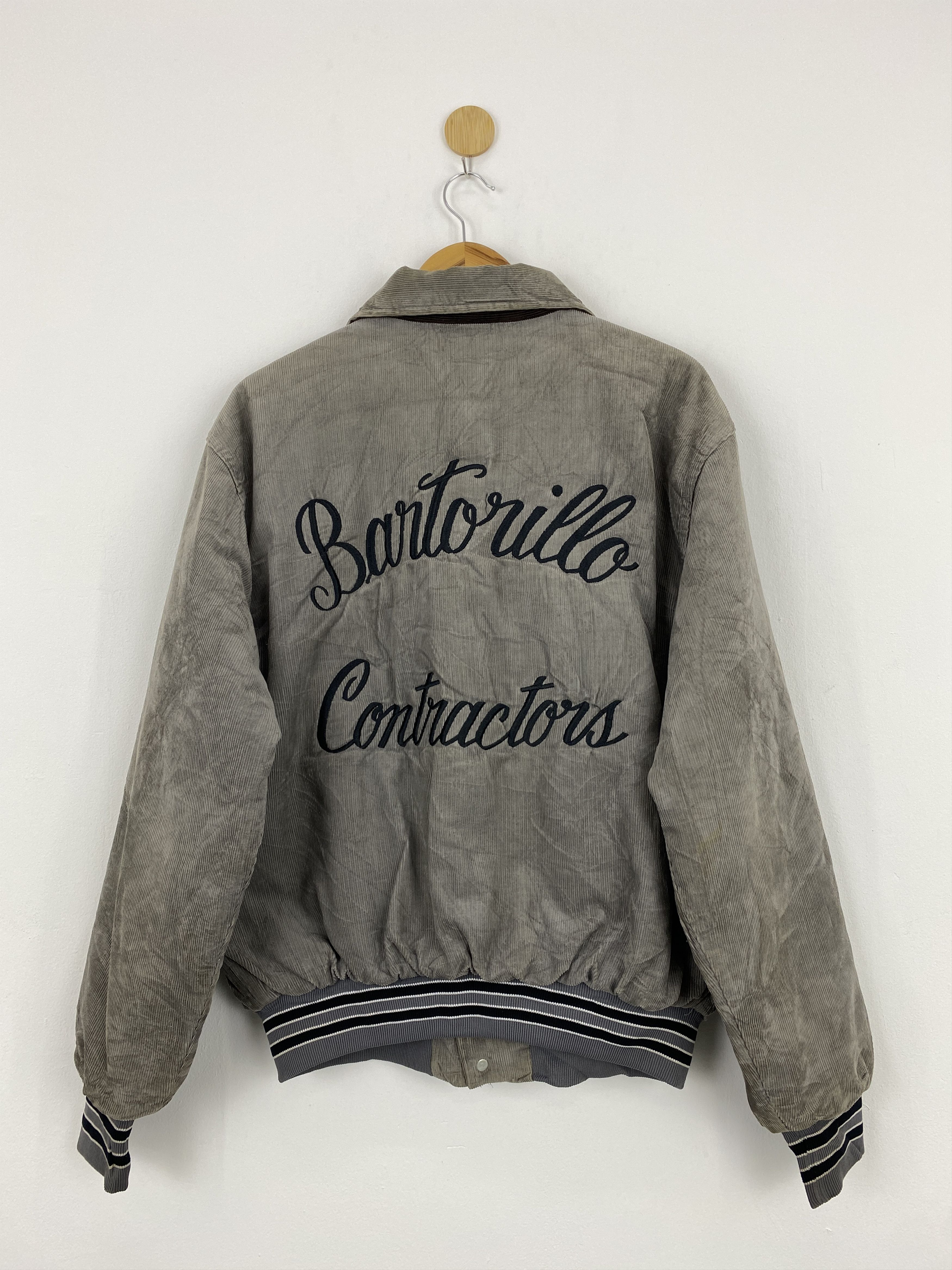 Rennoc Vintage 90s Rennoc Made In Usa Corduroy Bomber Jacket J1727 Size US L / EU 52-54 / 3 - 3 Thumbnail